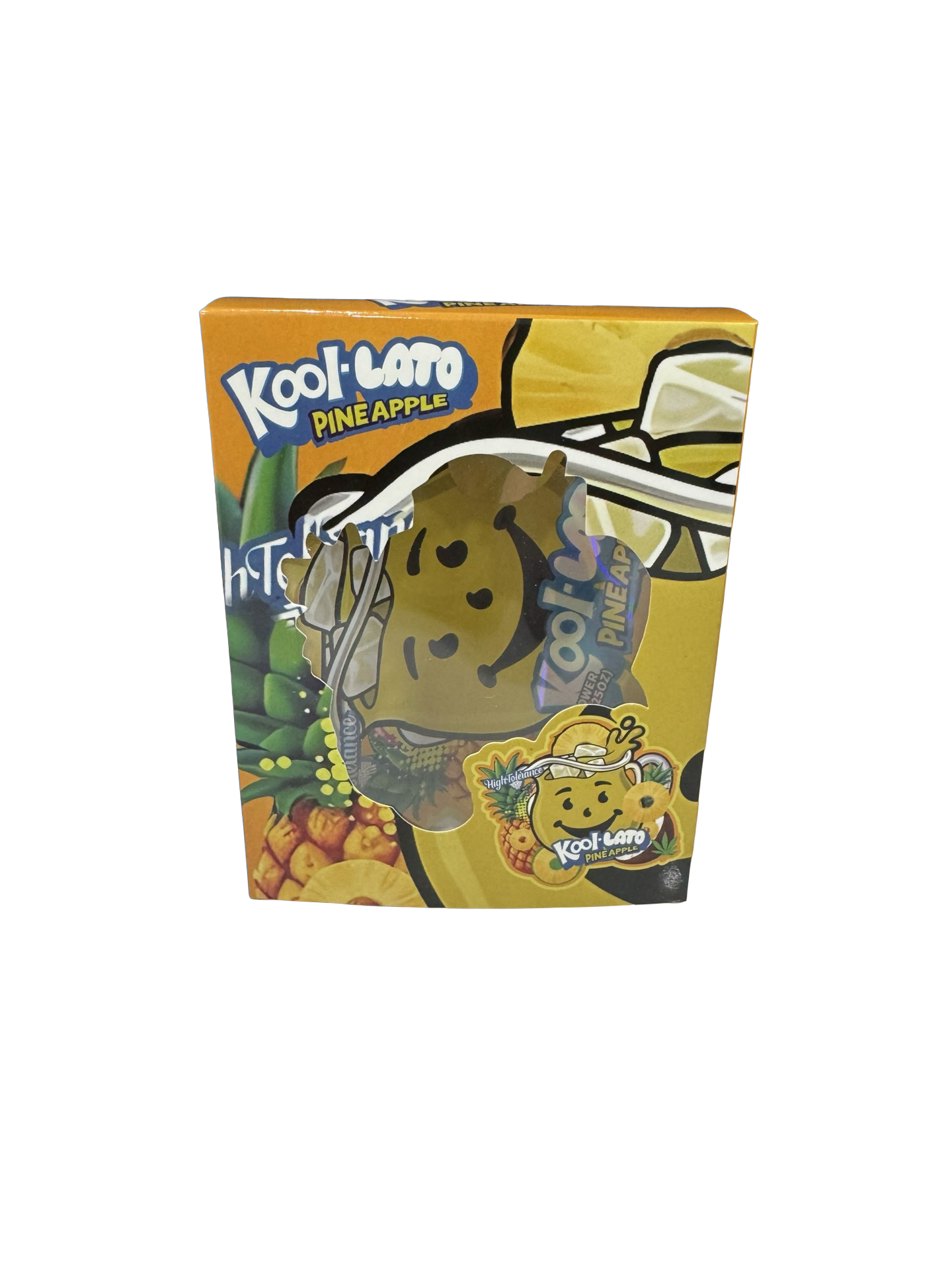 Pineapple Kool-Lato 3.5g Mylar Bags & Boxes High Tolerance Pineapple Kool-Lato 3.5g Mylar Bags & Boxes High Tolerance