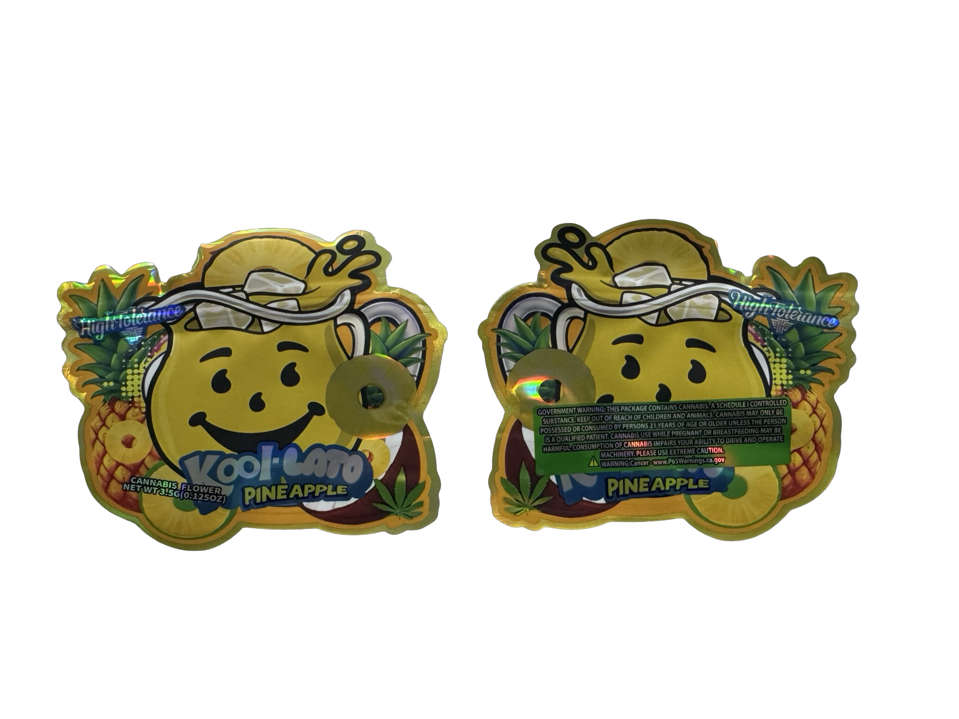 Pineapple Kool-Lato 3.5g Mylar Bags & Boxes High Tolerance Pineapple Kool-Lato 3.5g Mylar Bags & Boxes High Tolerance