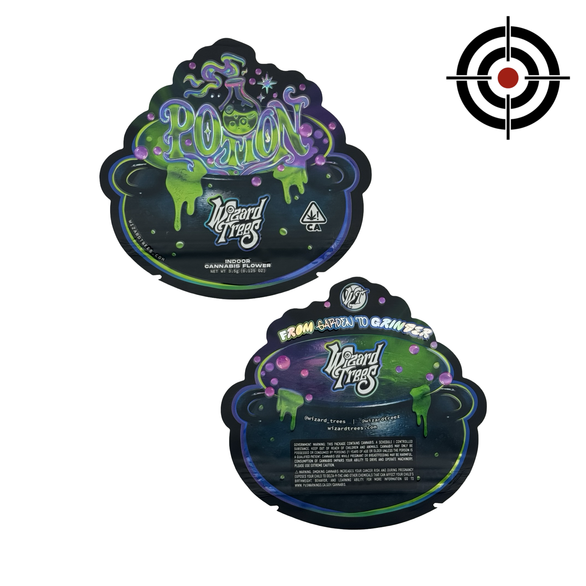 Potion Mylar Bags 3.5g Wizard Trees