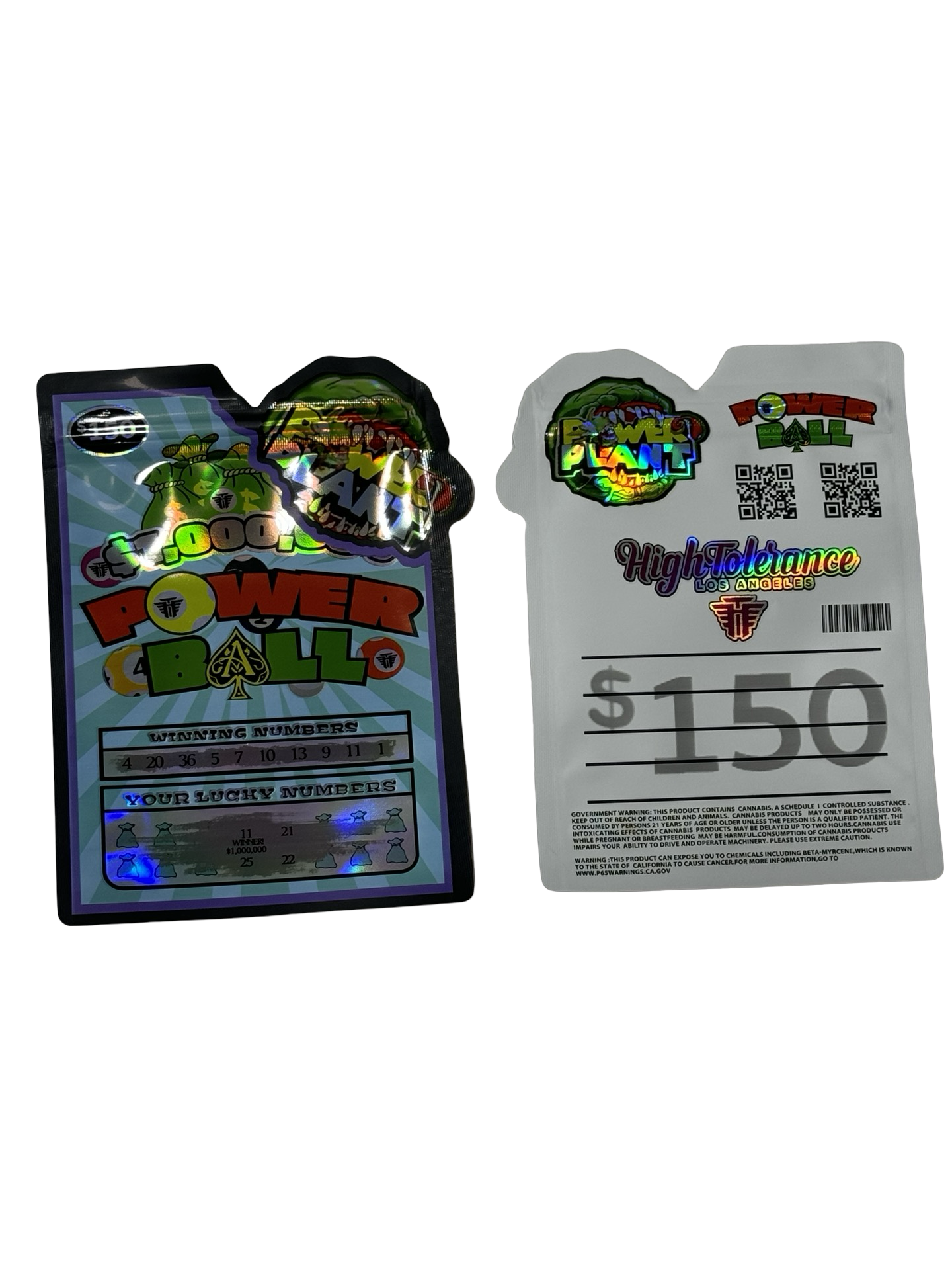 Power Ball Mylar Bags 3.5g High Tolerance Power Ball Mylar Bags 3.5g High Tolerance