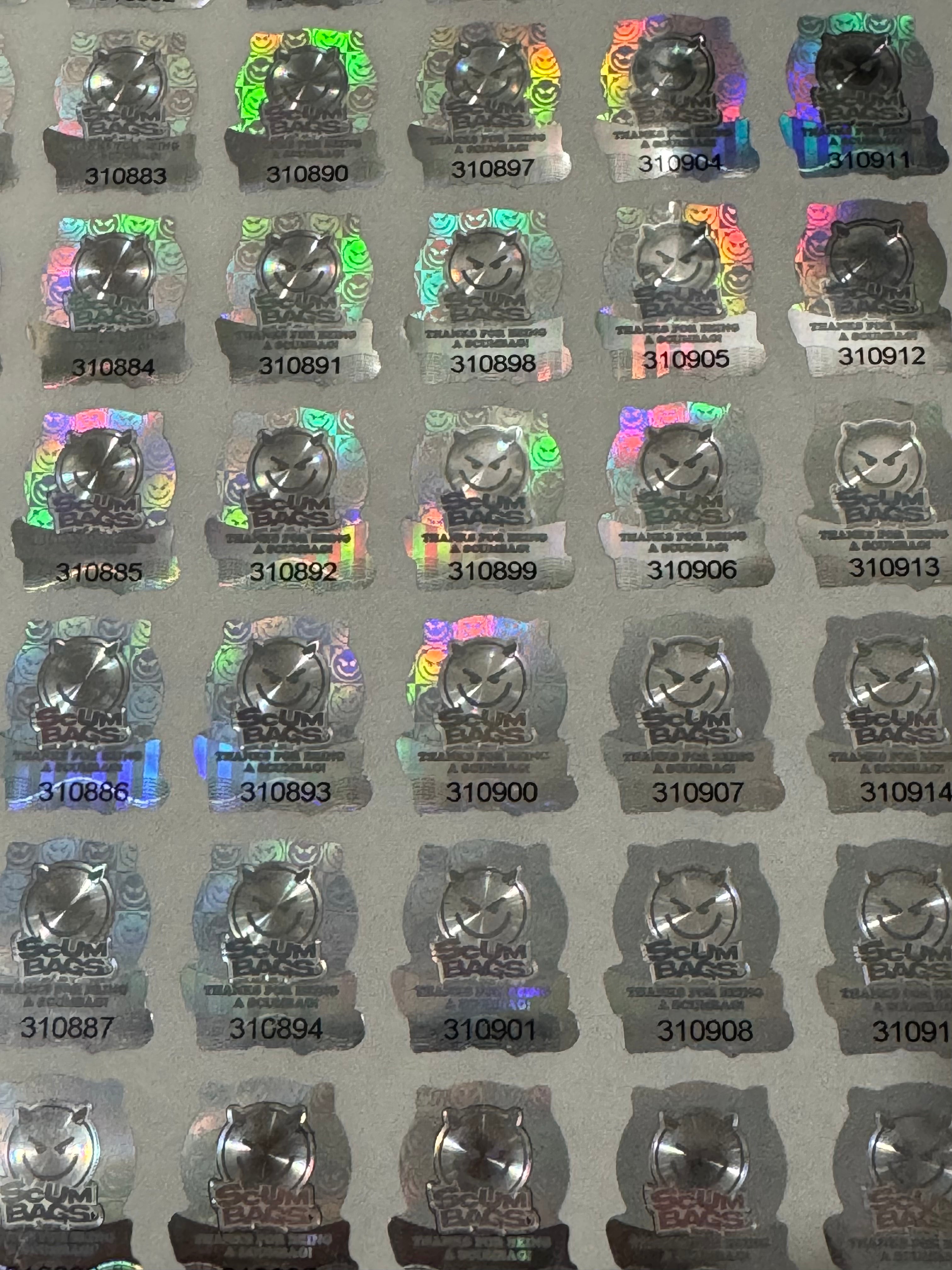 Press Play Mylar Bags 3.5g Scum Bags Press Play Mylar Bags 3.5g Scum Bags