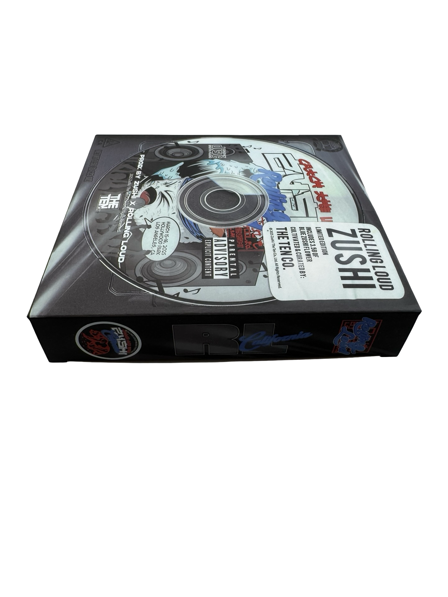 Rolling Loud 3.5g Mylar Bags & Boxes The Ten Co Rolling Loud 3.5g Mylar Bags & Boxes The Ten Co