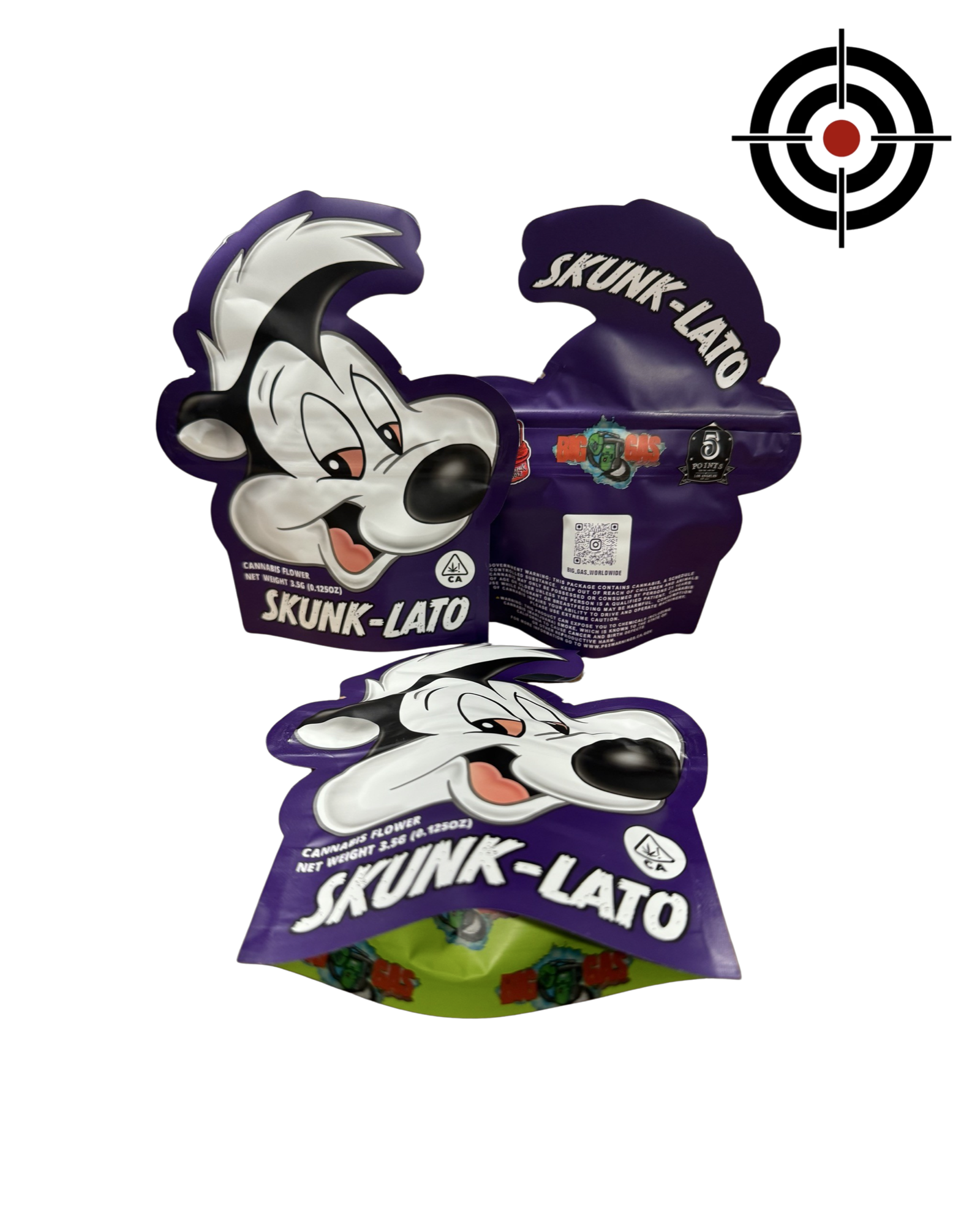 Skunk-Lato Mylar Bags 3.5g Backpack Boyz