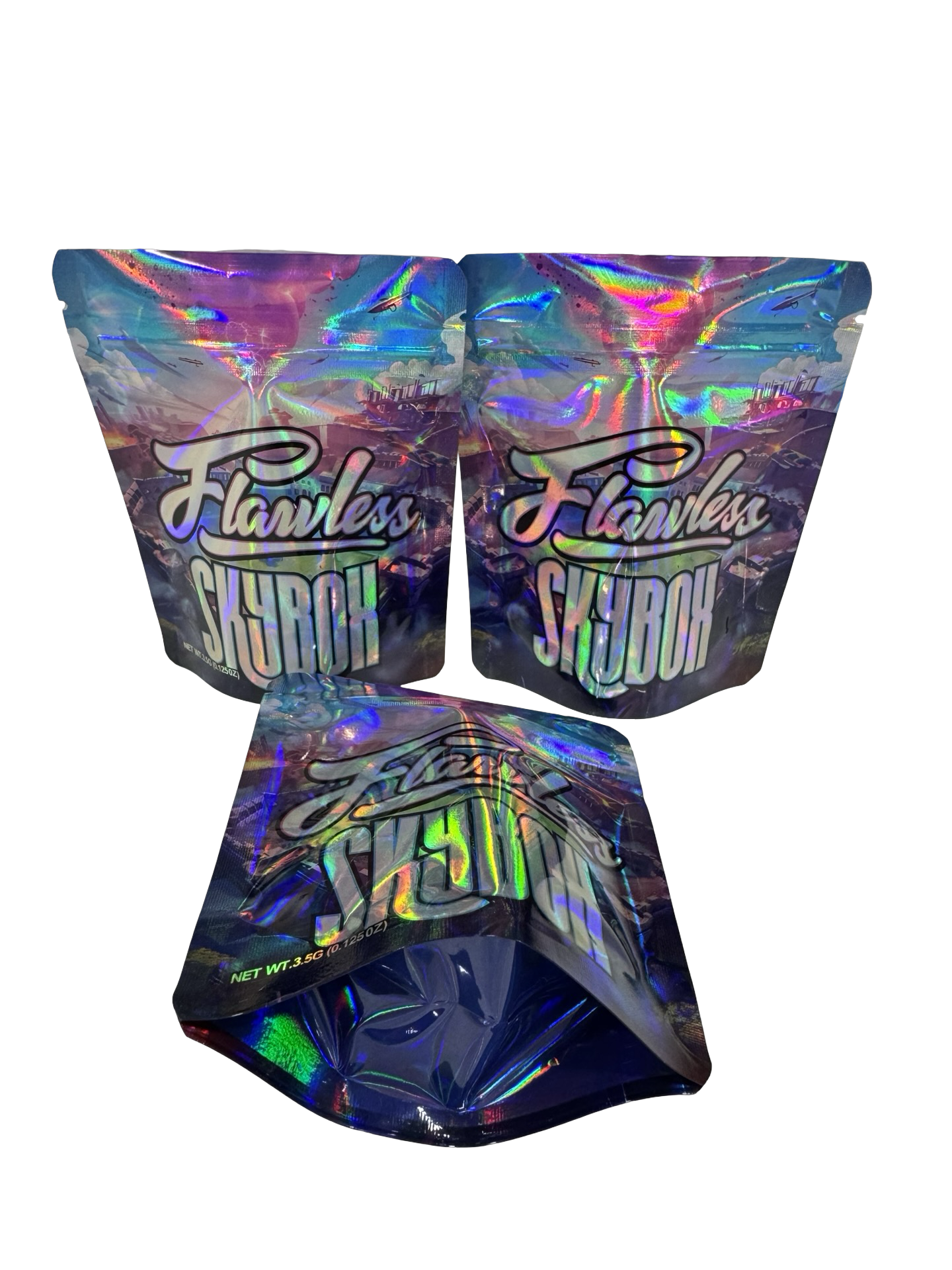 Skybox Mylar Bags 3.5g Flawless Skybox Mylar Bags 3.5g Flawless