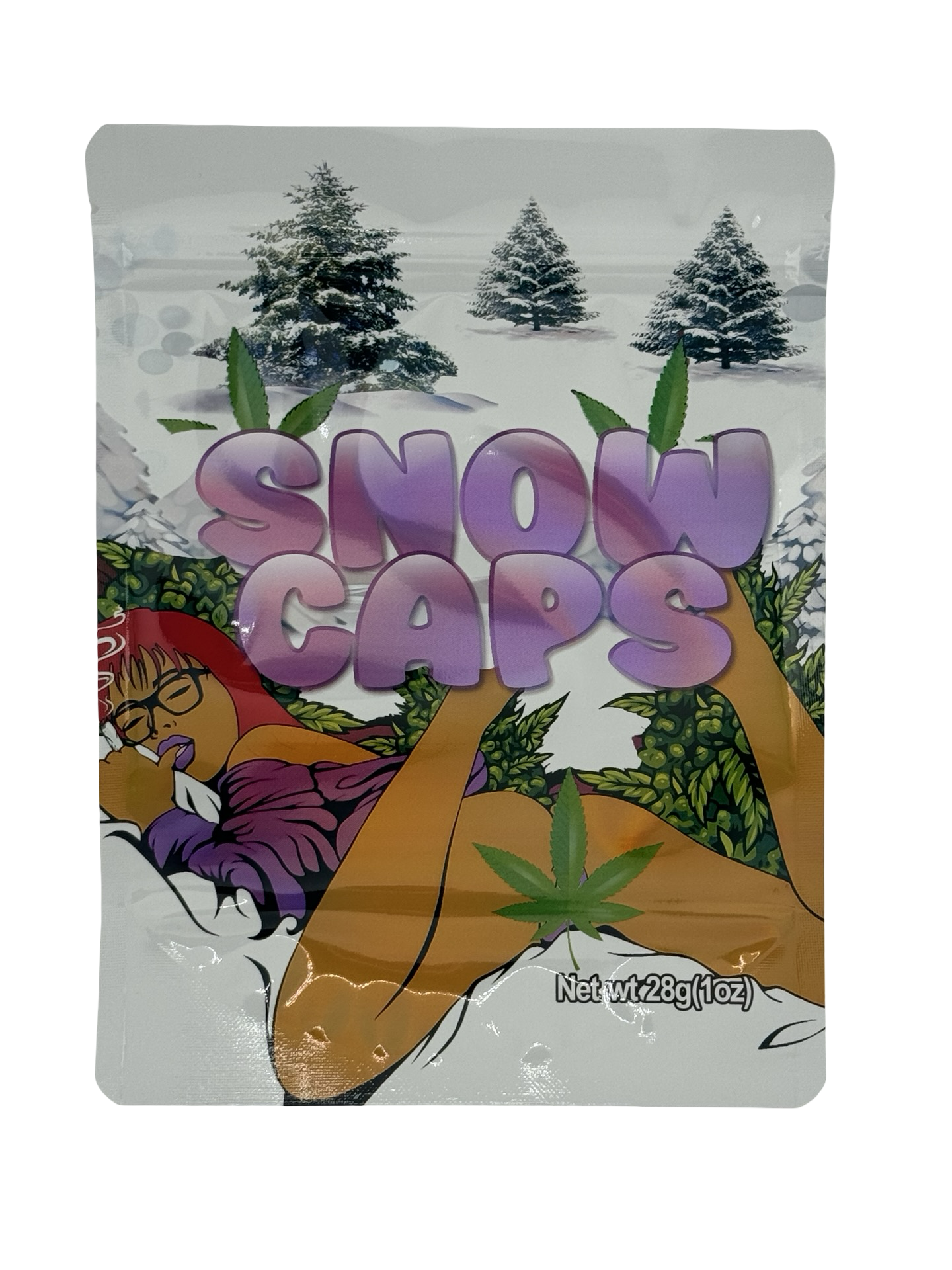 Snow Caps 28g Mylar Bags (1oz) Snow Caps 28g Mylar Bags (1oz)