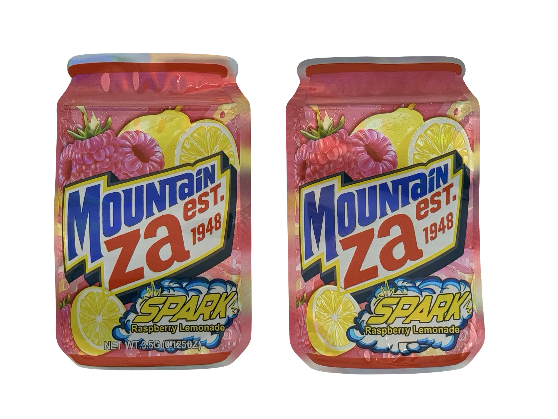 Spark Raspberry Lemonade 3.5g Mylar Bags Mountain Za Spark Raspberry Lemonade 3.5g Mylar Bags Mountain Za