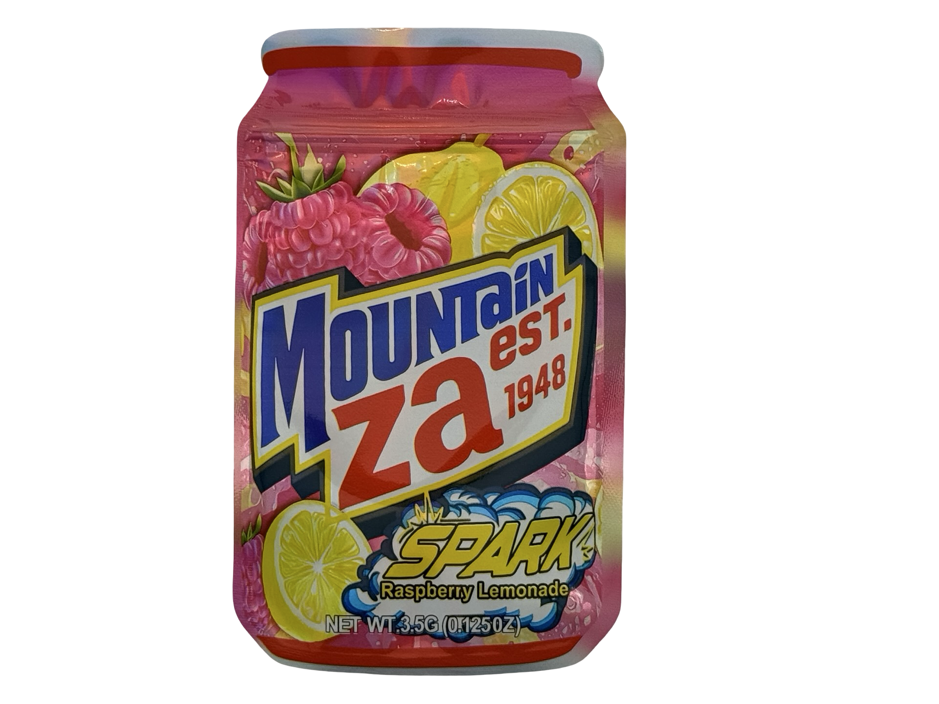 Spark Raspberry Lemonade 3.5g Mylar Bags Mountain Za Spark Raspberry Lemonade 3.5g Mylar Bags Mountain Za
