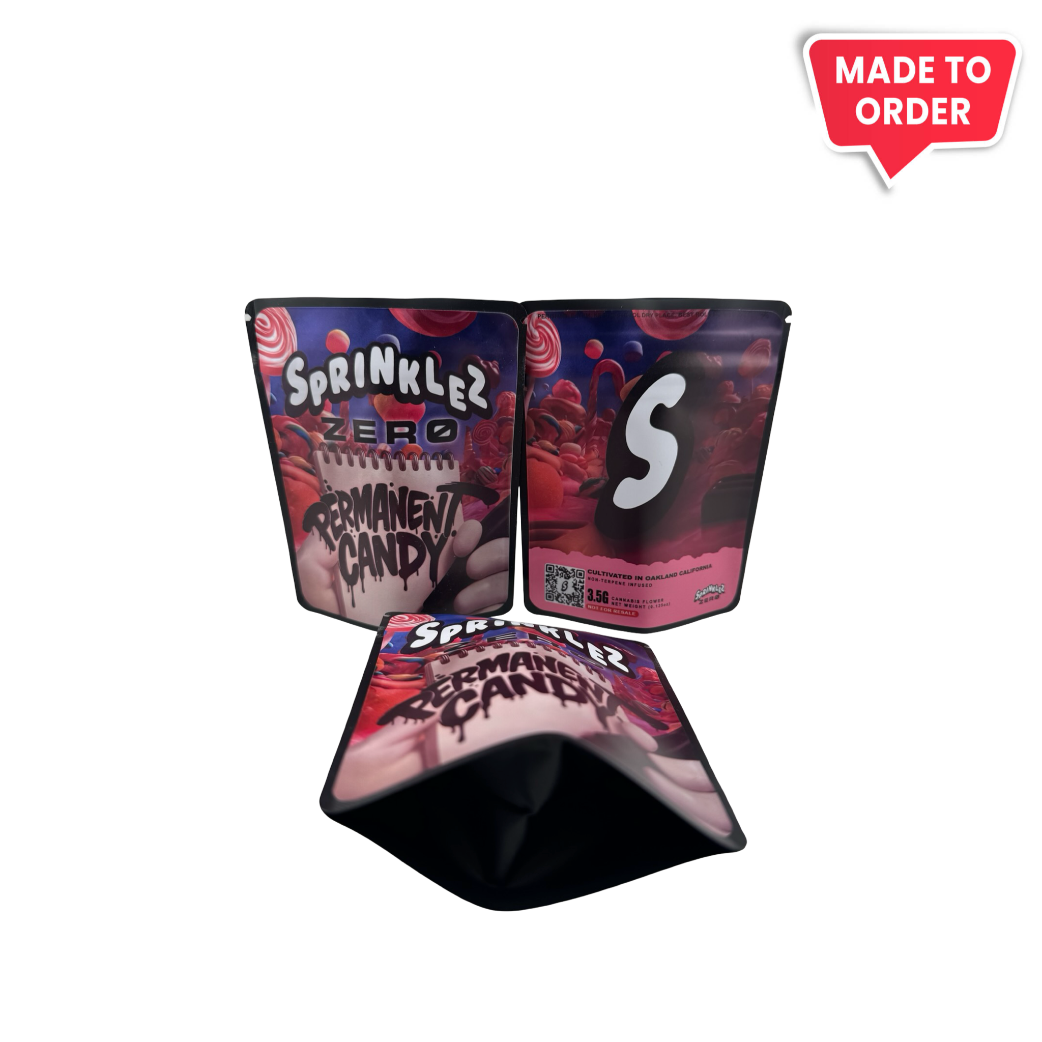 Sprinklez Zero Permanent Candy 3.5g Mylar Bags Sprinklez Sprinklez Zero Permanent Candy 3.5g Mylar Bags Sprinklez