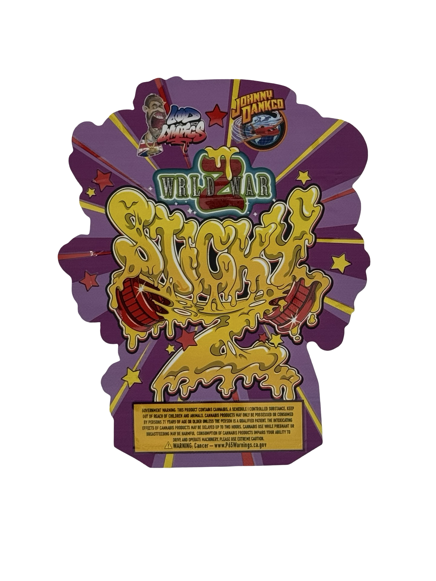 Sticky Z 3.5g Mylar Bags Johnny Dankco Sticky Z 3.5g Mylar Bags Johnny Dankco