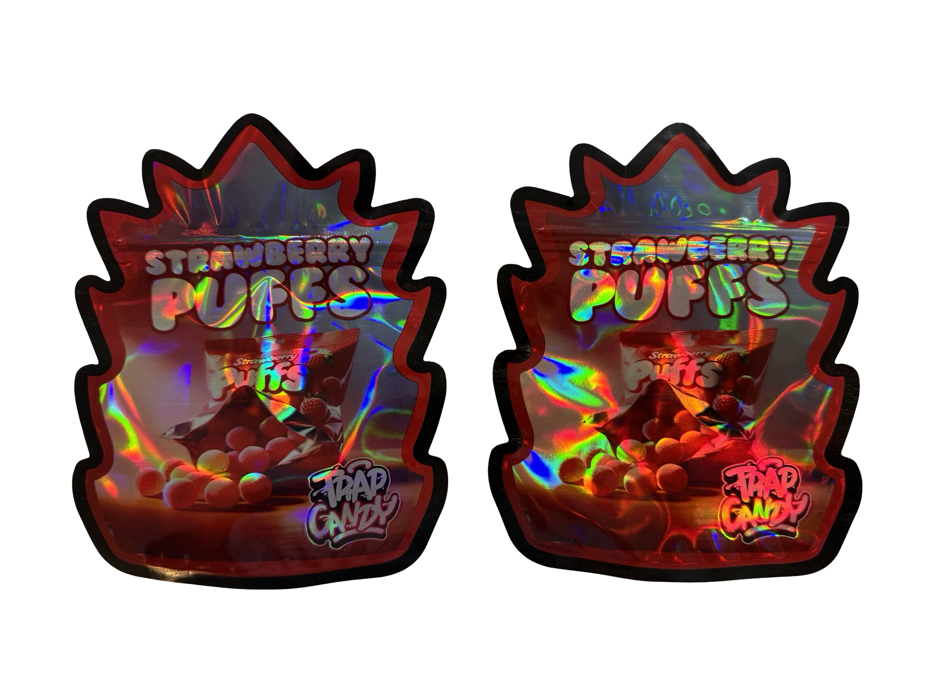 Strawberry Puffs Mylar Bags 3.5g Trap Candy Strawberry Puffs Mylar Bags 3.5g Trap Candy