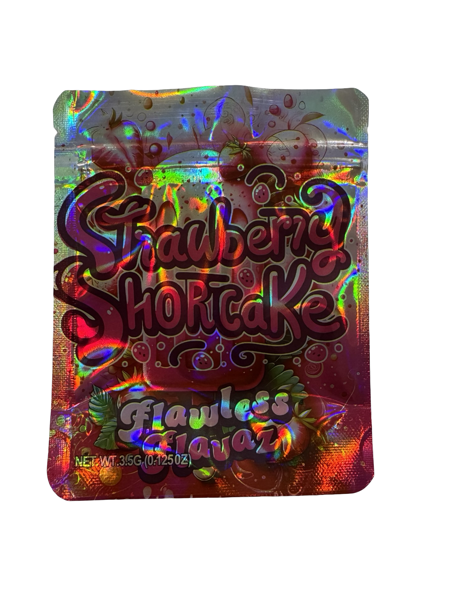 Strawberry Shortcake 3.5g Mylar Bags & Boxes Flawless Flavaz Strawberry Shortcake 3.5g Mylar Bags & Boxes Flawless Flavaz
