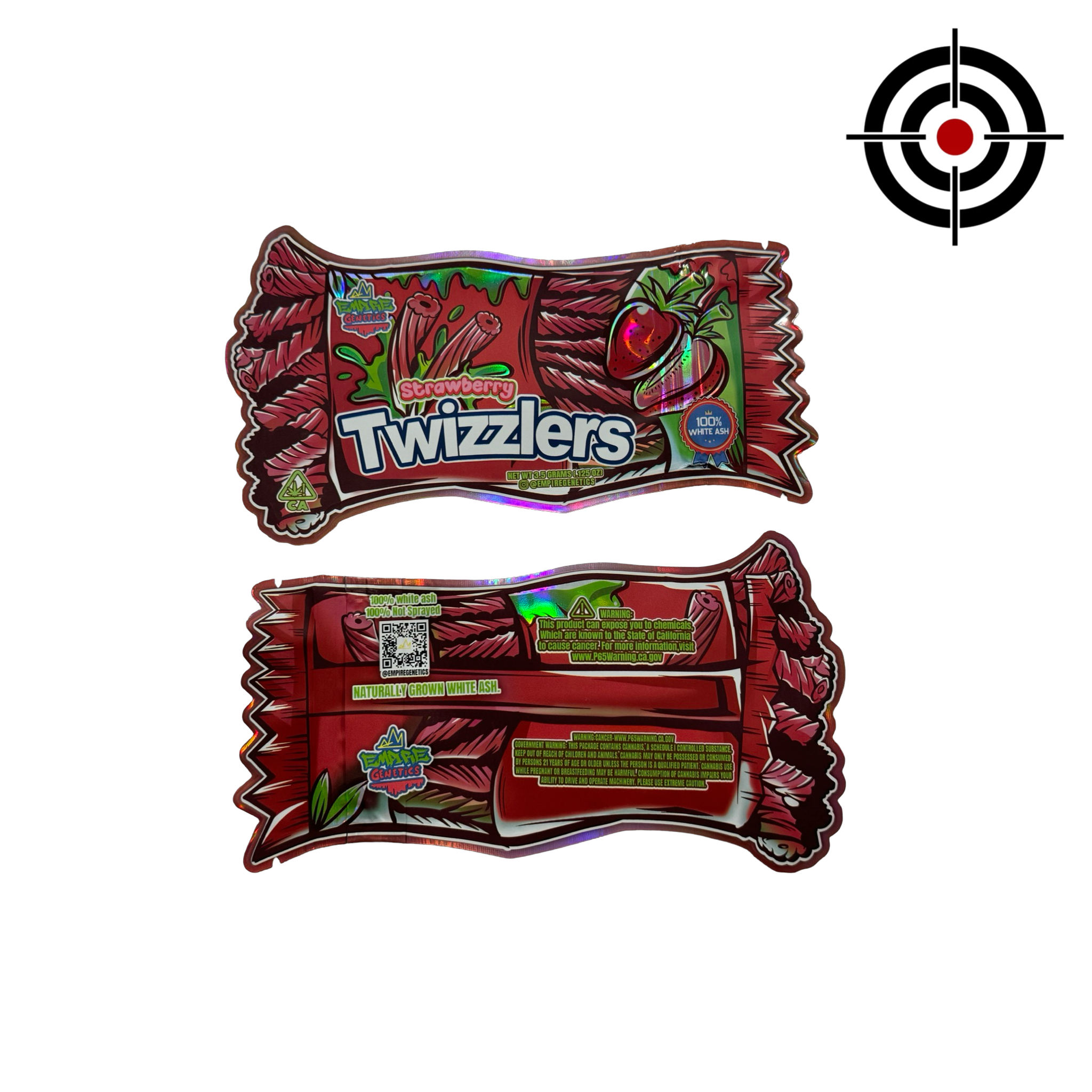 Strawberry Twisslers Mylar Bags 3.5g Empire Genetics Strawberry Twisslers Mylar Bags 3.5g Empire Genetics