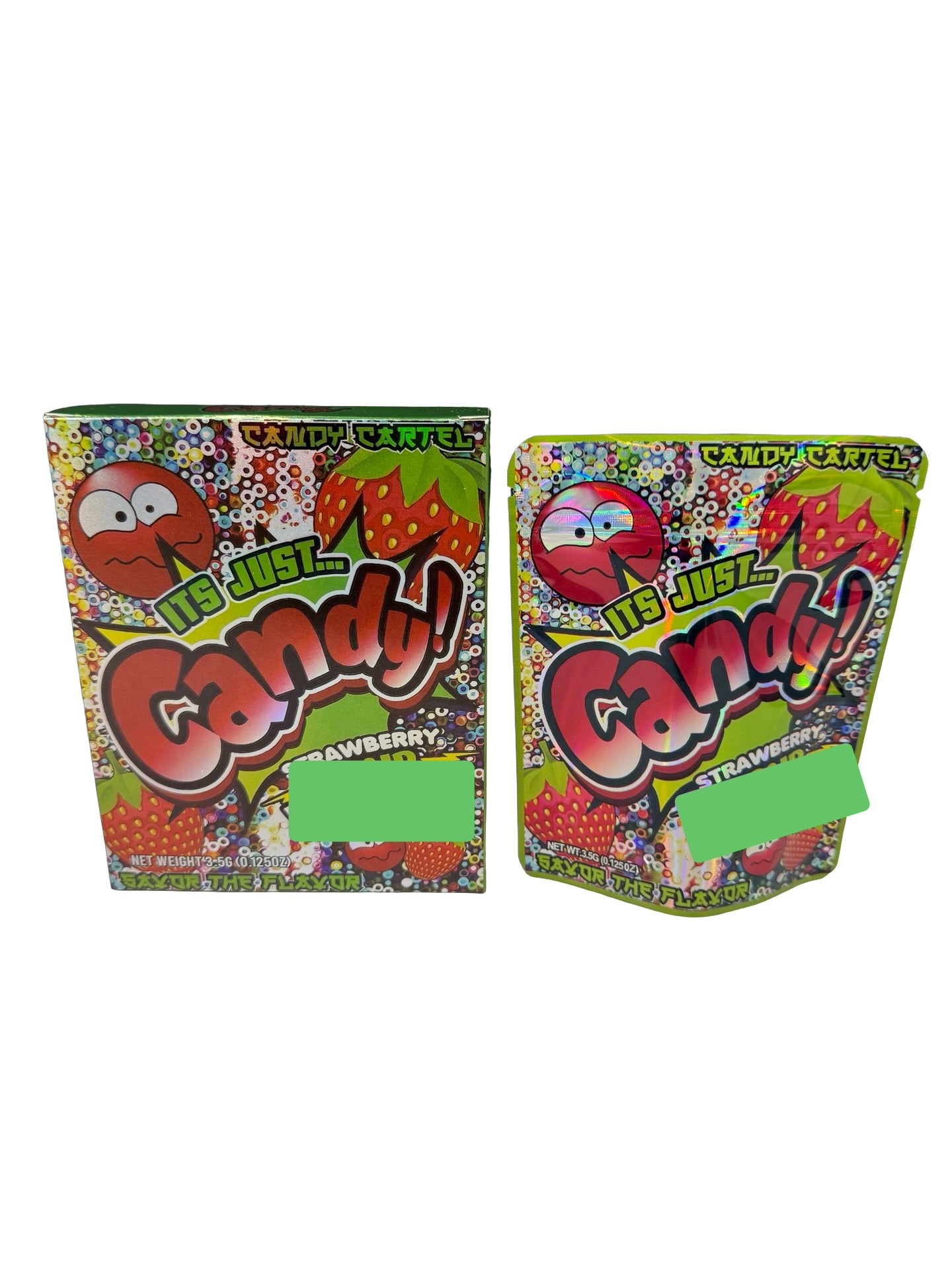 Strawberry Zour Punch 3.5g Mylar Bags & Boxes Candy Cartel Strawberry Zour Punch 3.5g Mylar Bags & Boxes Candy Cartel
