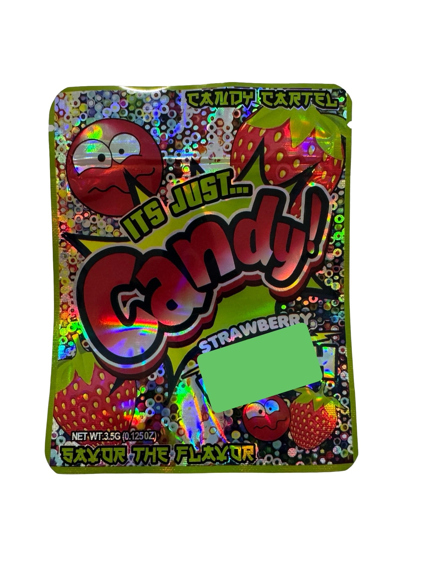 Strawberry Zour Punch 3.5g Mylar Bags & Boxes Candy Cartel Strawberry Zour Punch 3.5g Mylar Bags & Boxes Candy Cartel