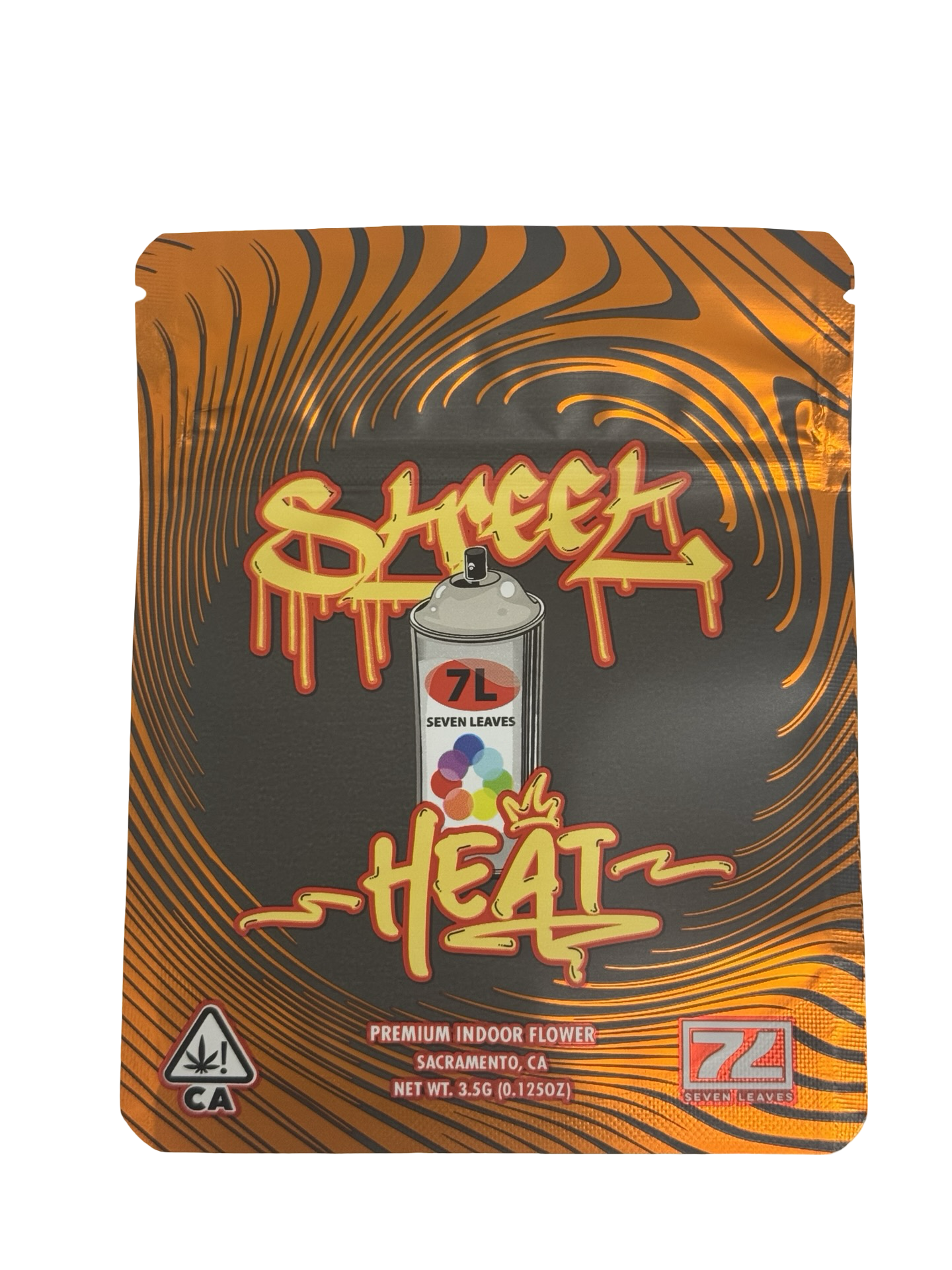 Street Heat 3.5g Mylar Bags Seven Leaves Street Heat 3.5g Mylar Bags Seven Leaves
