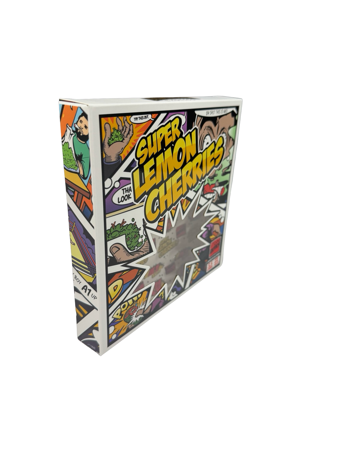 Super Lemon Cherry 3.5g Mylar Bags & Boxes Don Merfos Super Lemon Cherry 3.5g Mylar Bags & Boxes Don Merfos