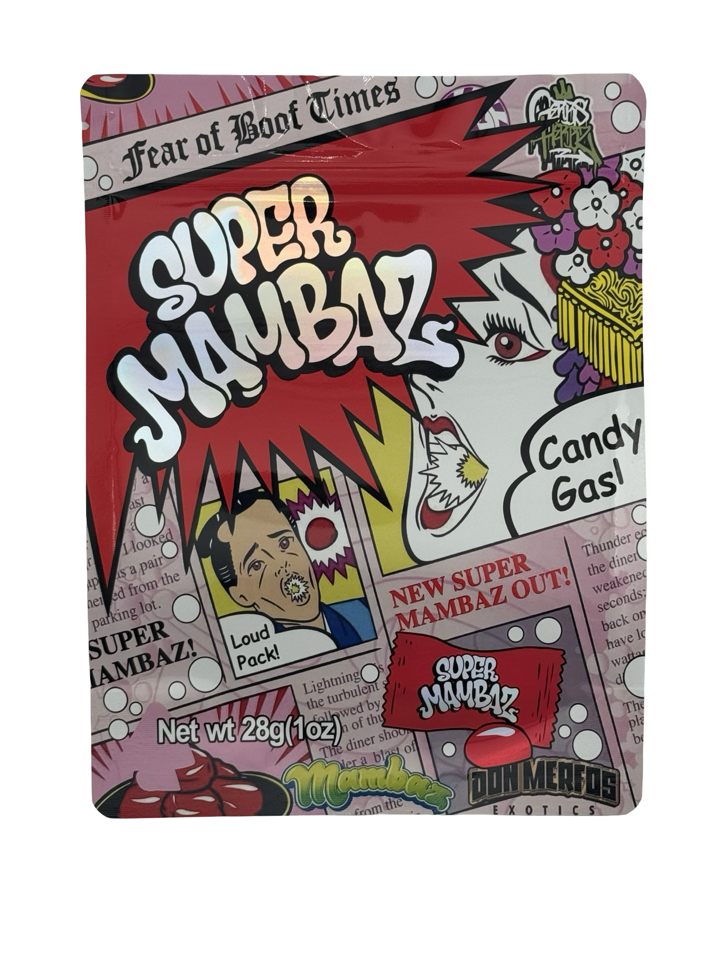Super Mambaz 28g Mylar Bags (1oz) Don Merfos Super Mambaz 28g Mylar Bags (1oz) Don Merfos