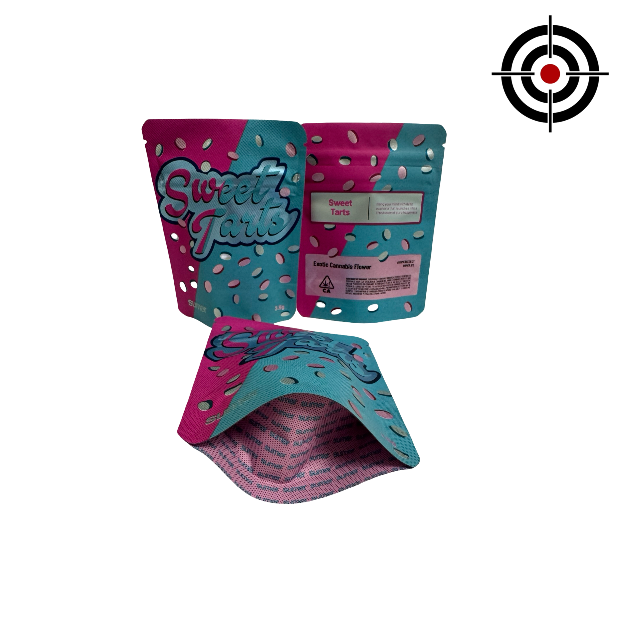 Sweet Tartz Mylar Bags 3.5g Sumer Sweet Tartz Mylar Bags 3.5g Sumer