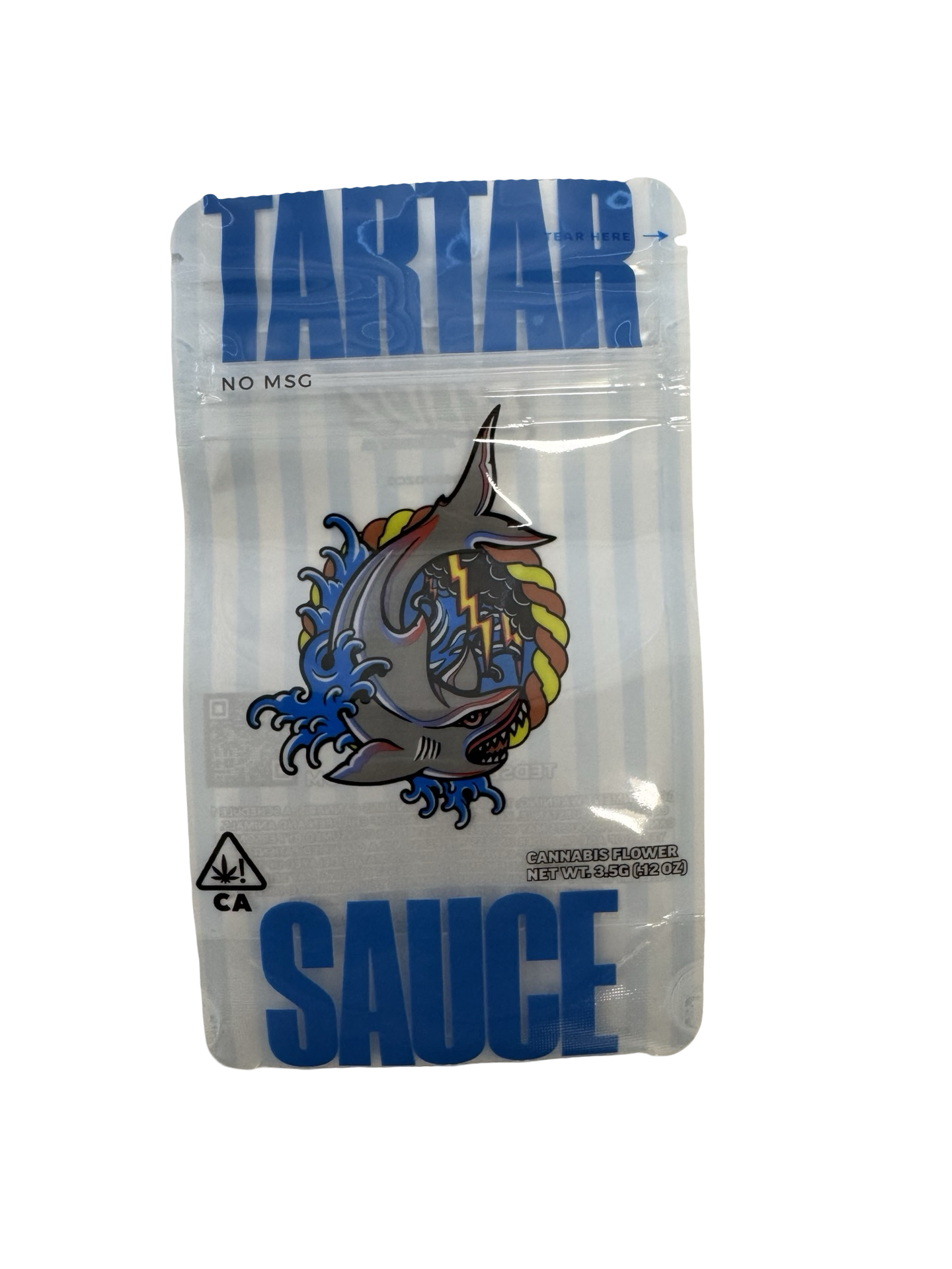Tartar Sauce Mylar Bags 3.5g Teds Budz Tartar Sauce Mylar Bags 3.5g Teds Budz