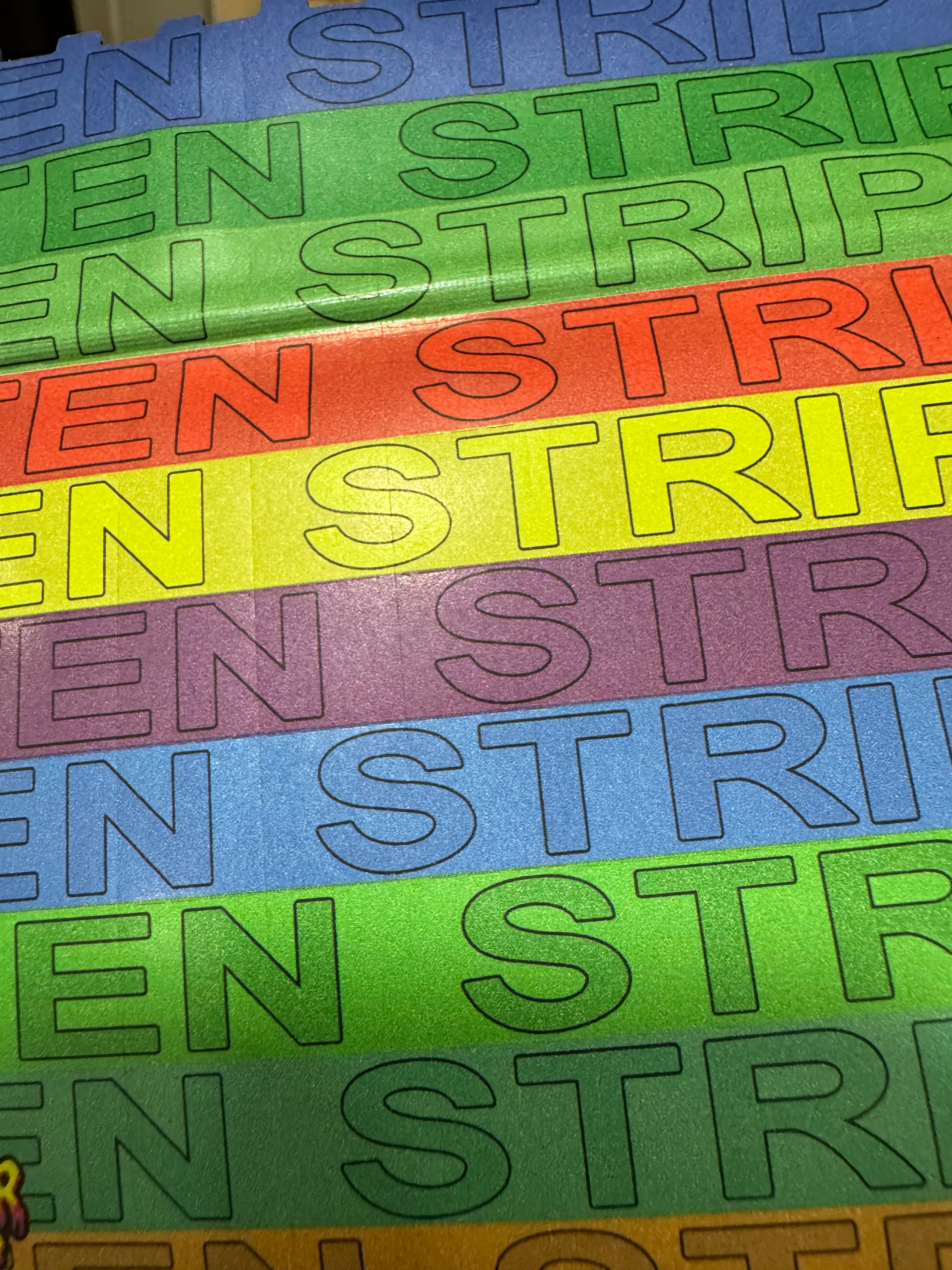 Ten Strip Mylar Bags 3.5g Blotter Budz Ten Strip Mylar Bags 3.5g Blotter Budz