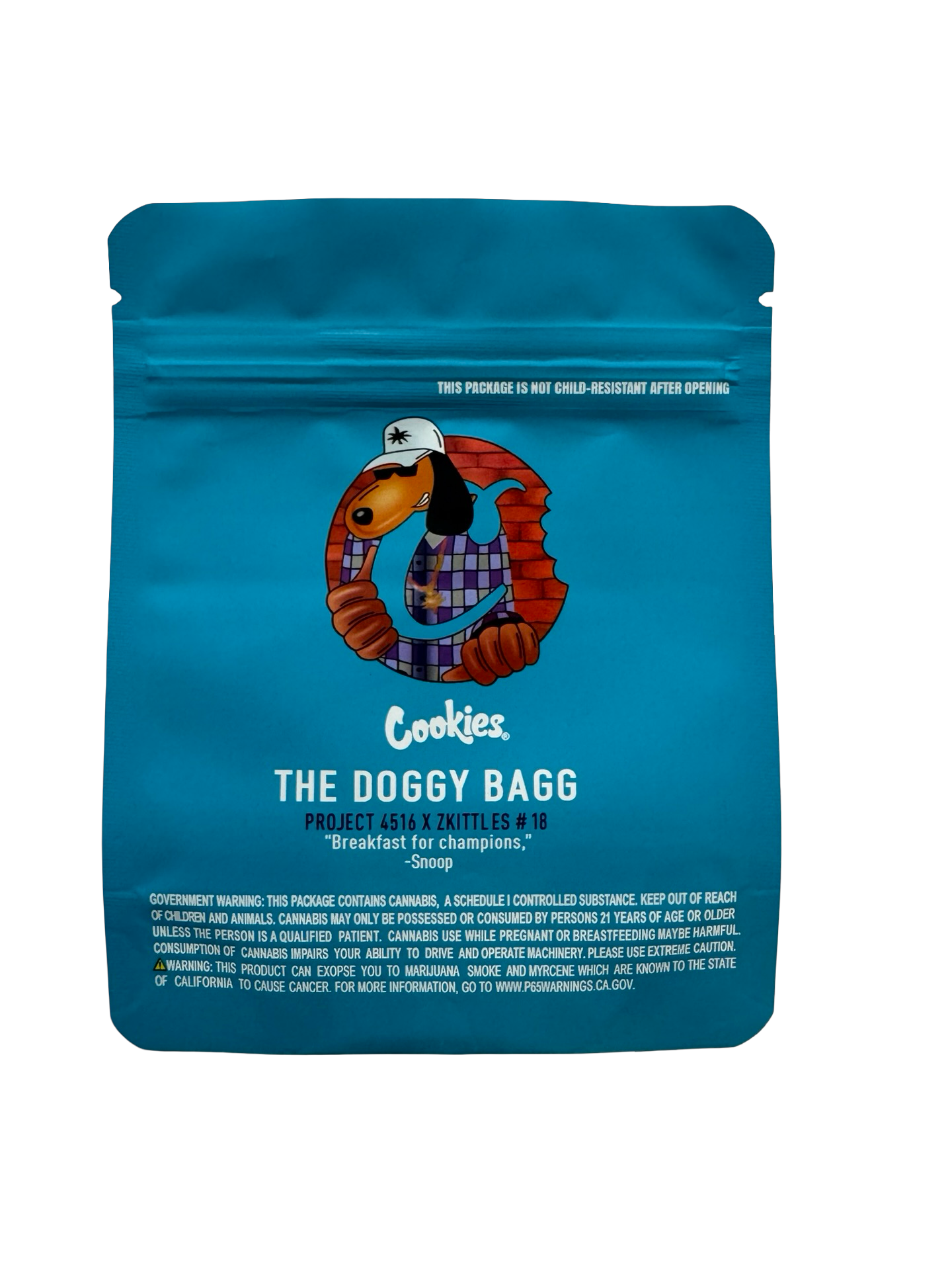 The Doggy Bagg Mylar Bags 3.5g Cookies The Doggy Bagg Mylar Bags 3.5g Cookies