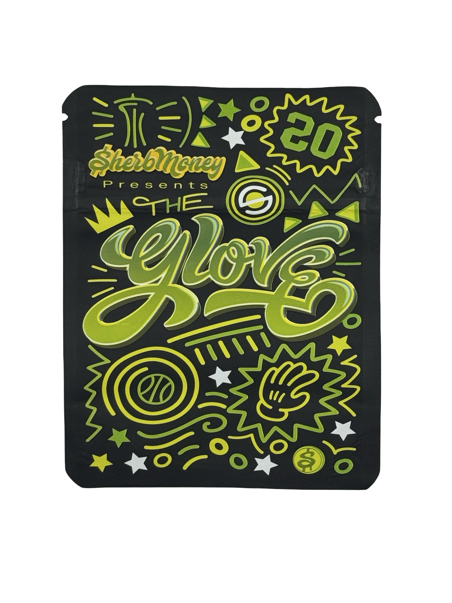 The Glove Mylar Bags 3.5g SherbMoney The Glove Mylar Bags 3.5g SherbMoney