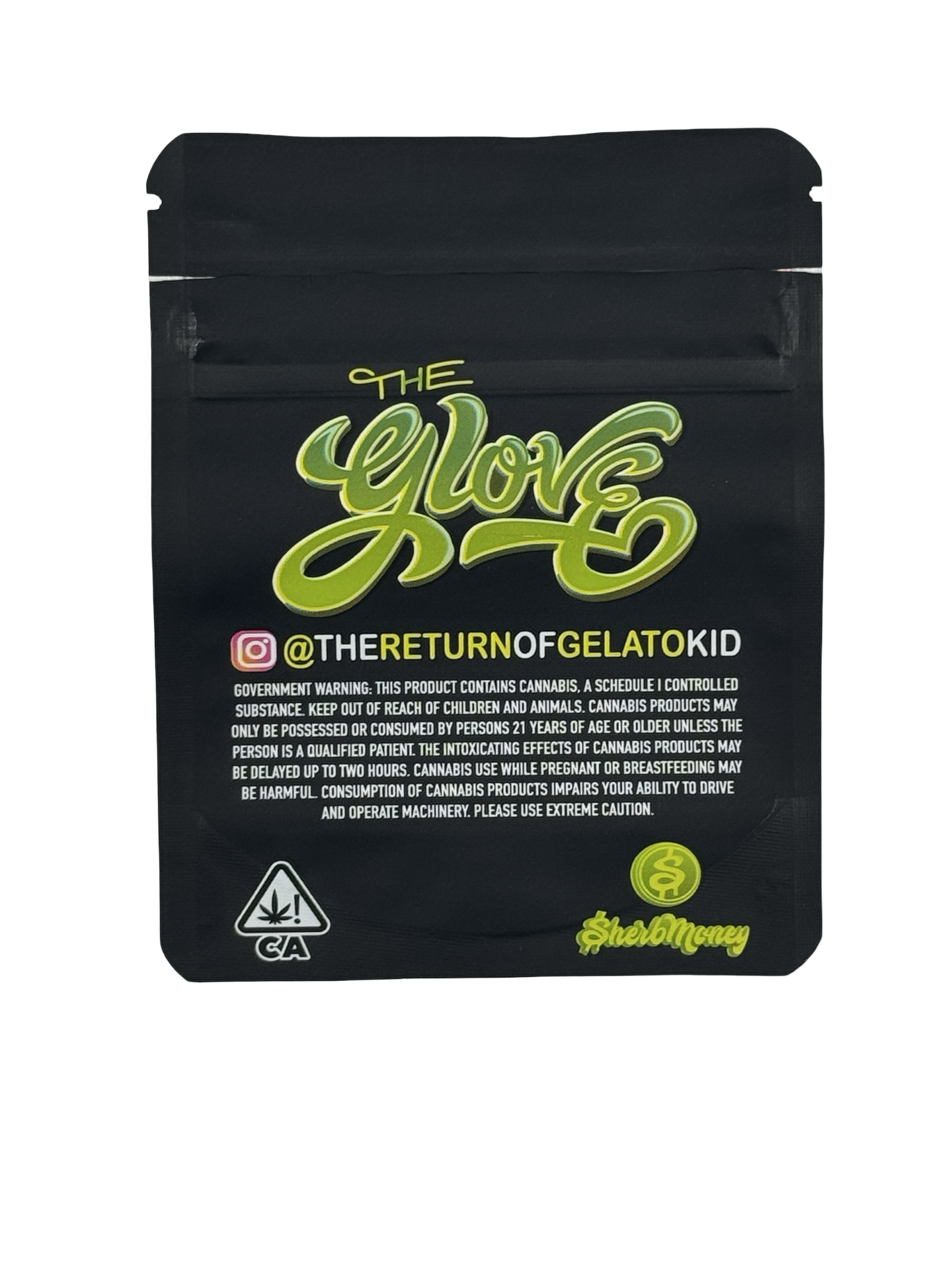 The Glove Mylar Bags 3.5g SherbMoney The Glove Mylar Bags 3.5g SherbMoney