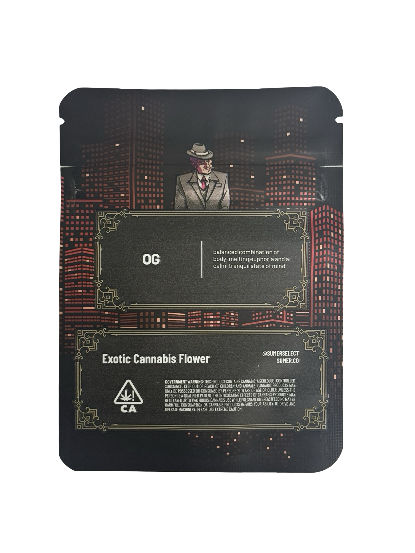 The OG Mylar Bags 3.5g Sumer The OG Mylar Bags 3.5g Sumer