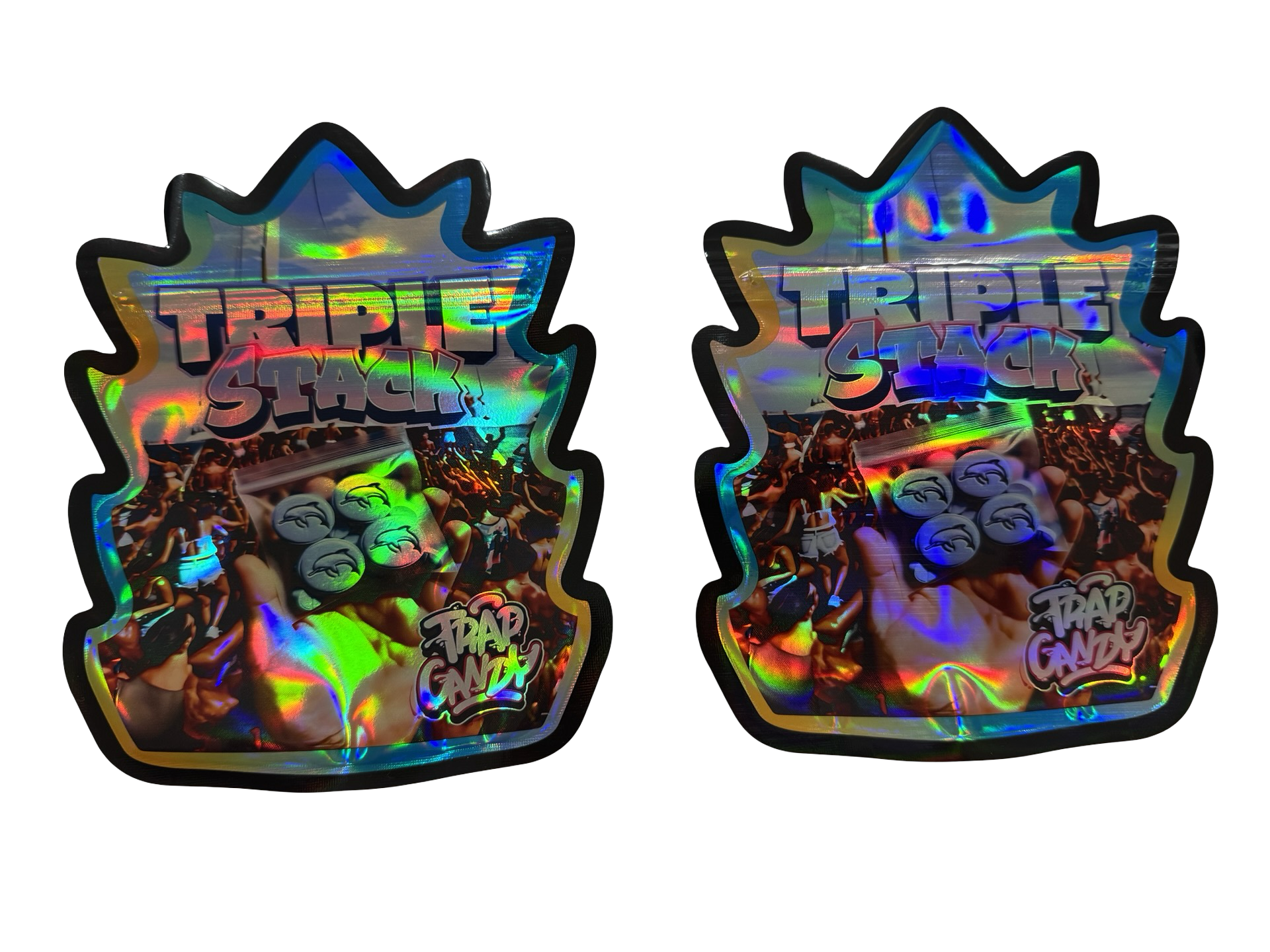 Triple Stack Mylar Bags 3.5g Trap Candy