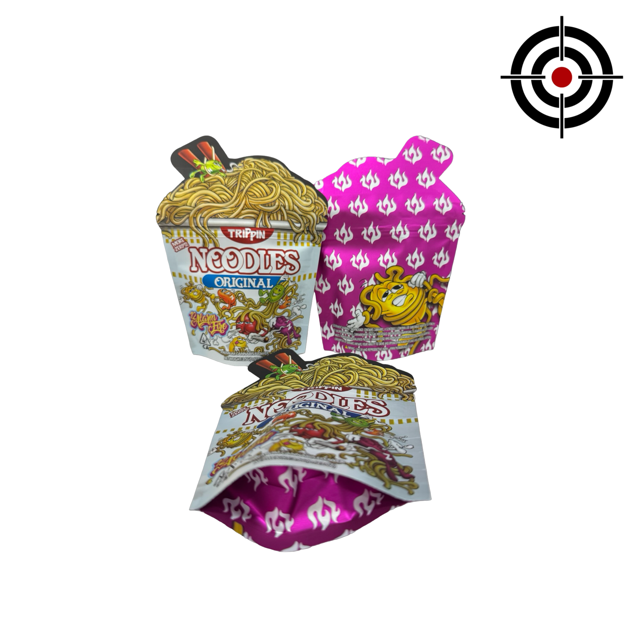 Trippin Noodles Mylar Bags 3.5g 12 Alarm Fire Trippin Noodles Mylar Bags 3.5g 12 Alarm Fire
