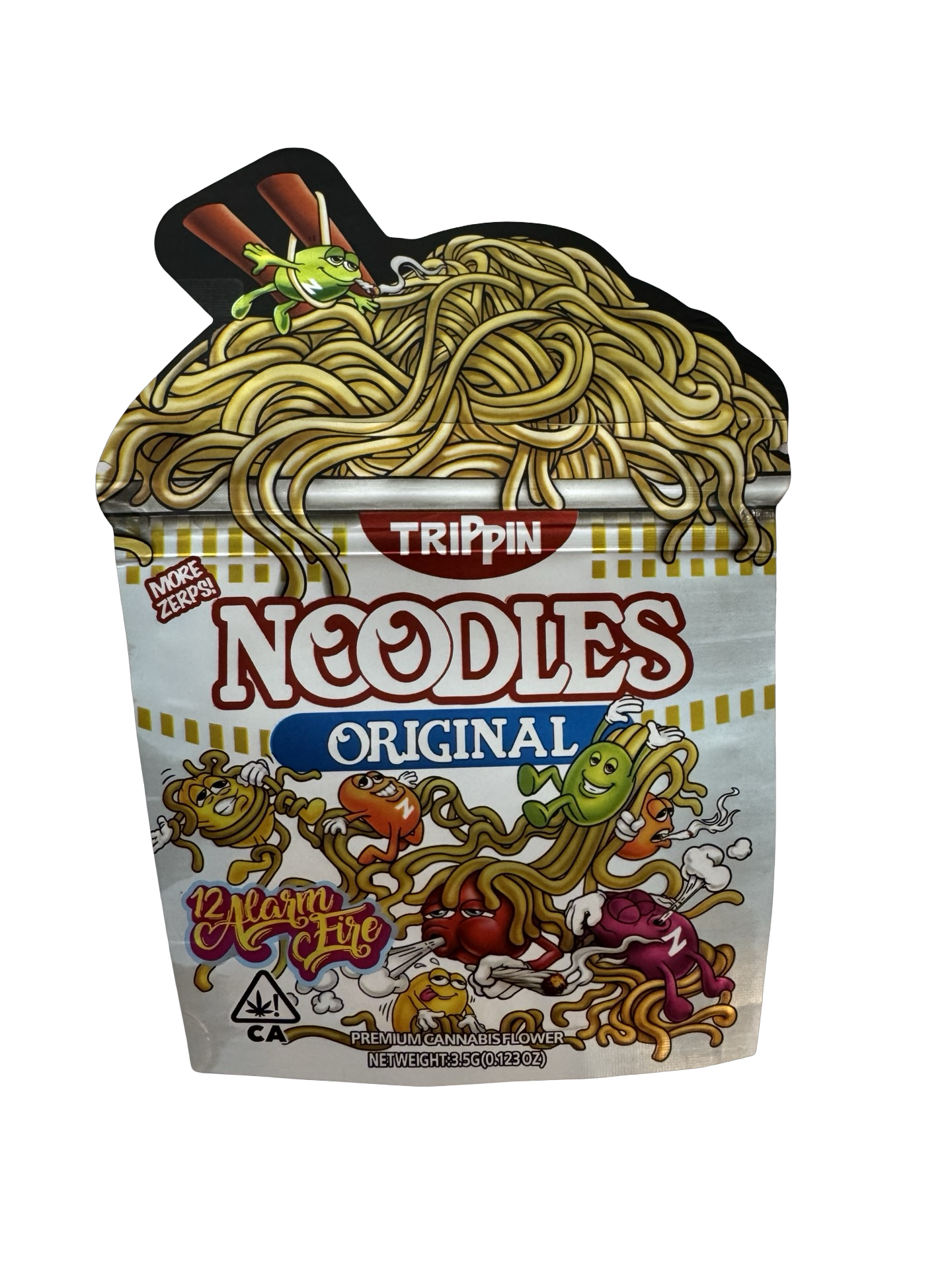 Trippin Noodles Mylar Bags 3.5g 12 Alarm Fire Trippin Noodles Mylar Bags 3.5g 12 Alarm Fire