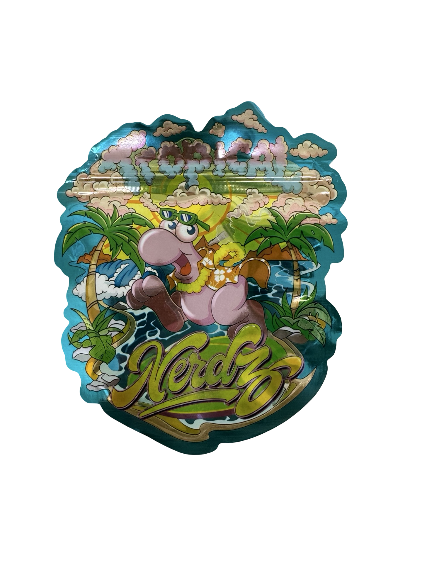 Tropical Nerdz Mylar Bags 3.5g SherbMoney Tropical Nerdz Mylar Bags 3.5g SherbMoney