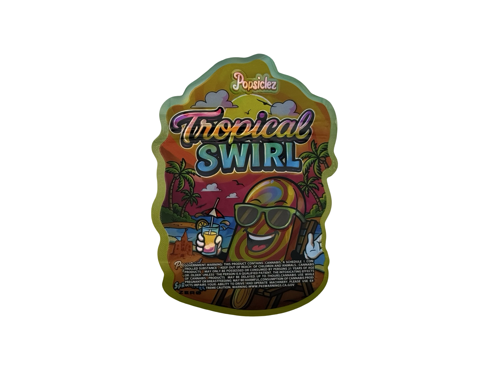Tropical Swirl Popsiclez 3.5g Mylar Bags Sprinklez Zero Tropical Swirl Popsiclez 3.5g Mylar Bags Sprinklez Zero