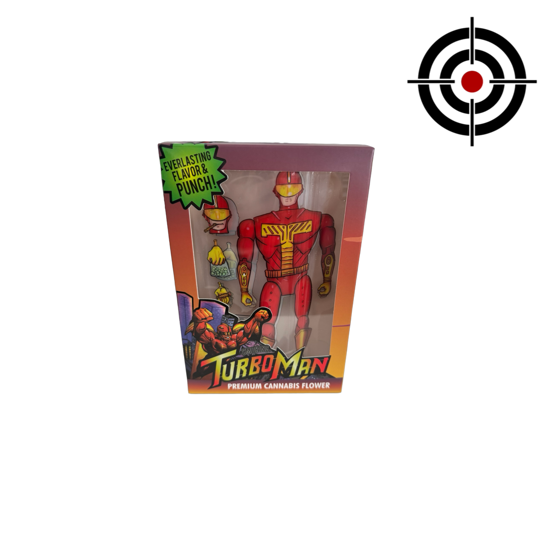Turbo Man 3.5g Mylar Bags & Boxes High Volume Turbo Man 3.5g Mylar Bags & Boxes High Volume
