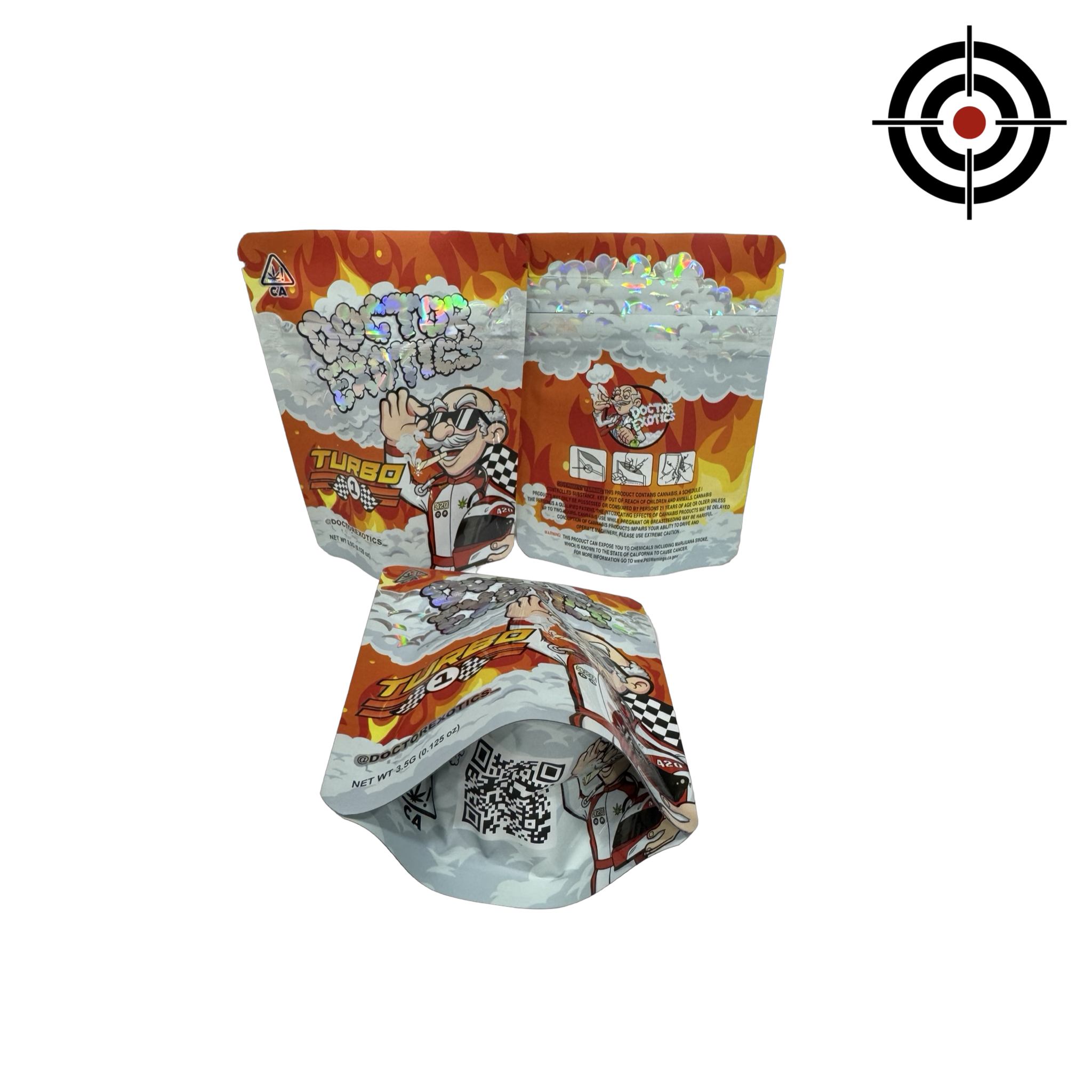 Turbo Mylar Bags 3.5g Doctor Exotics