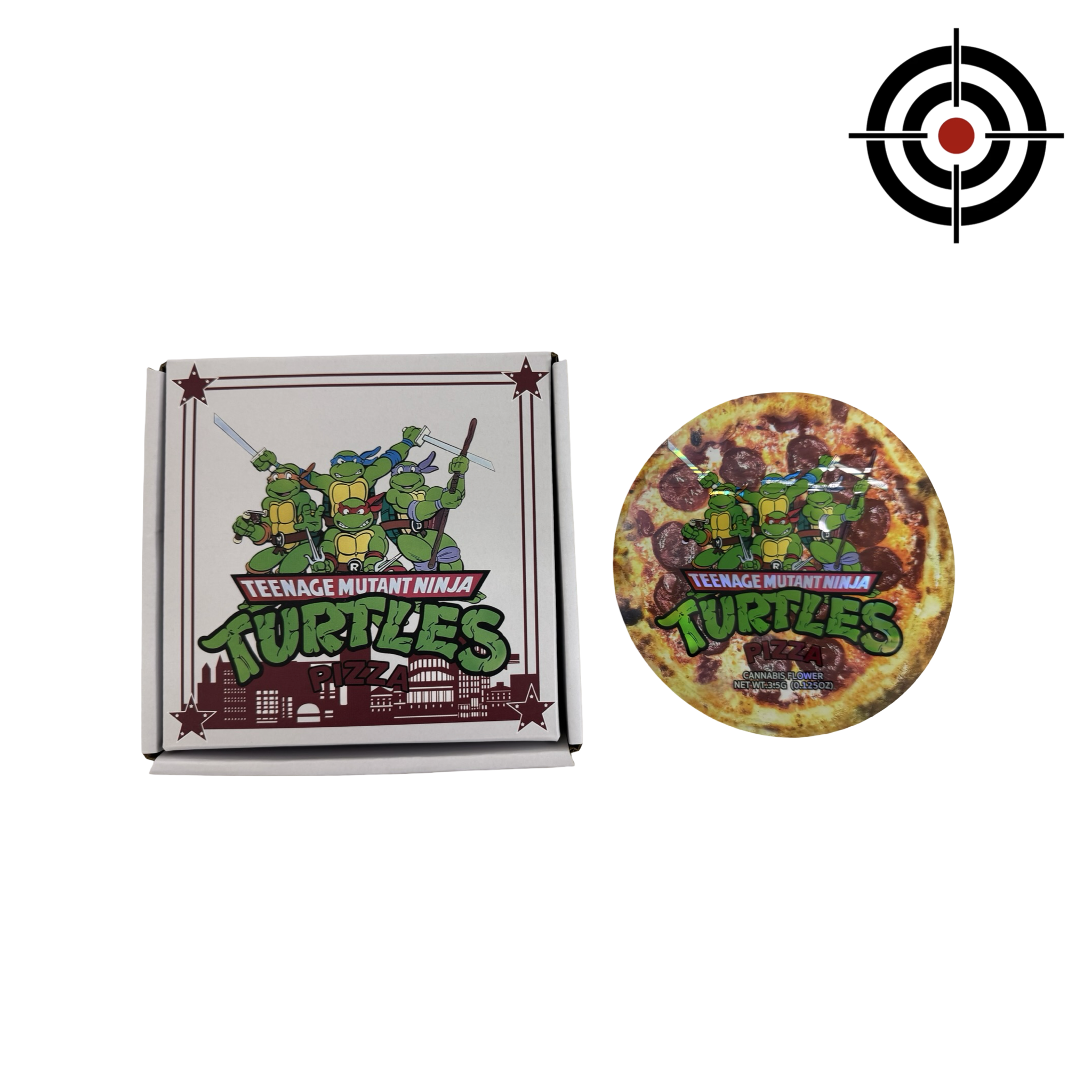 Turtles Pizza 3.5g Mylar Bags & Boxes 5 Star
