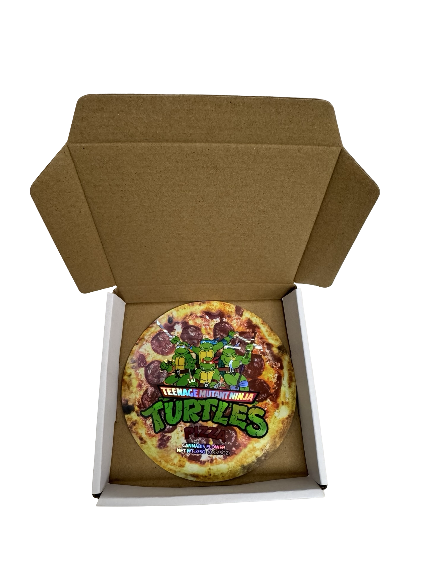 Turtles Pizza 3.5g Mylar Bags & Boxes 5 Star Turtles Pizza 3.5g Mylar Bags & Boxes 5 Star
