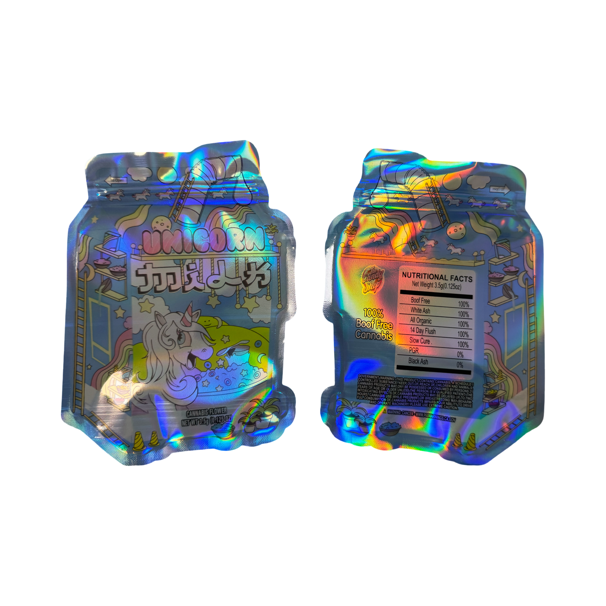 Unicorn Milk Mylar Bags 3.5g The Candy Shop