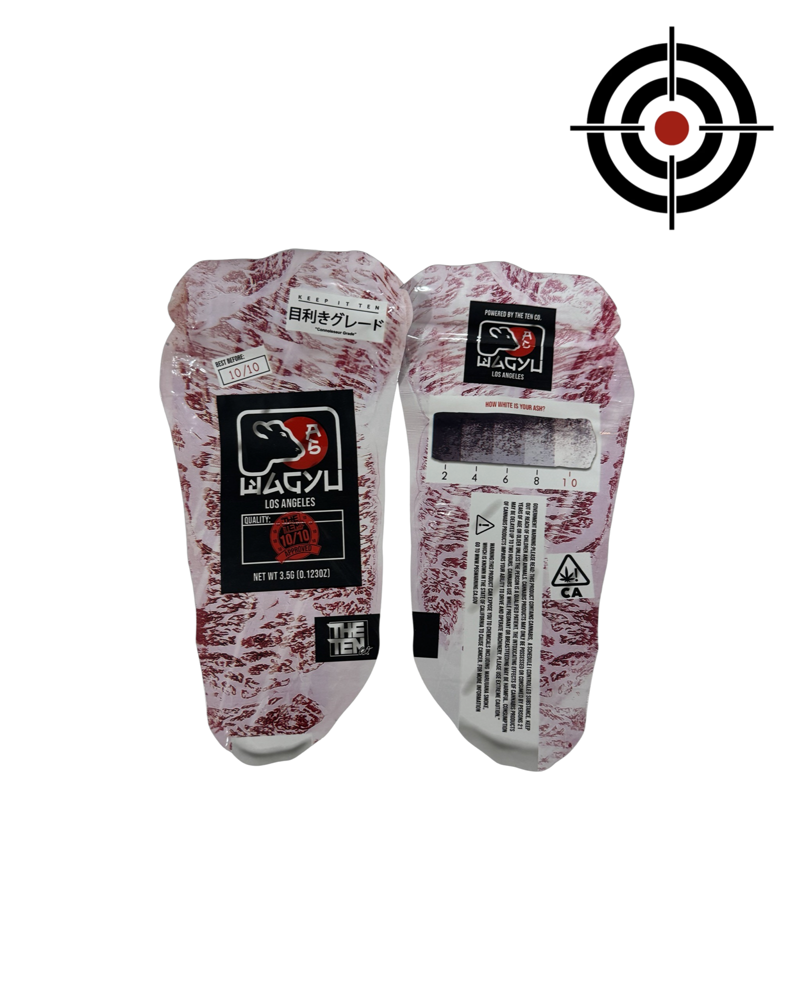 Wagyu Mylar Bags 3.5g The Ten Co Wagyu Mylar Bags 3.5g The Ten Co