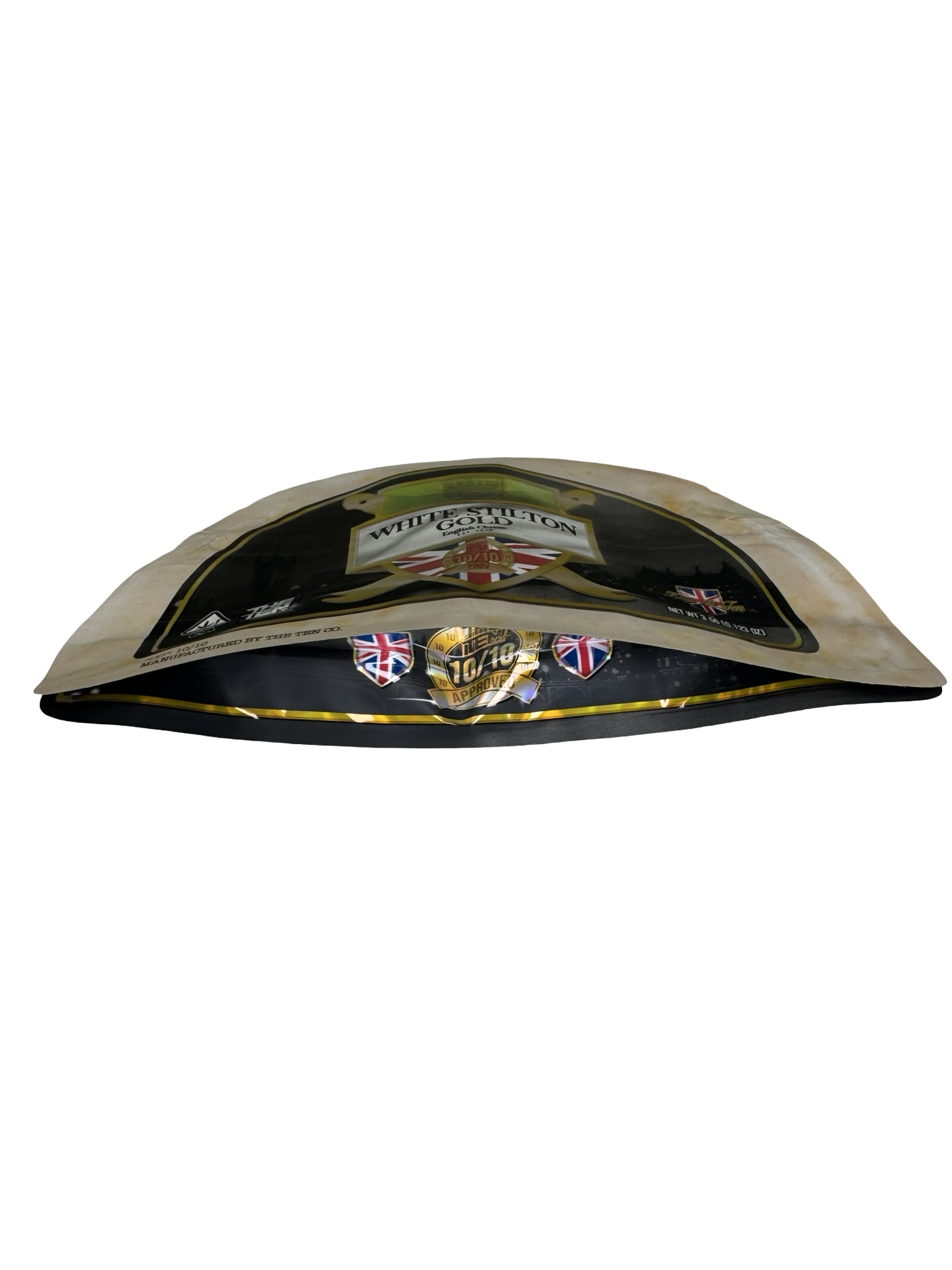 White Stilton Gold Mylar Bags 3.5g The Ten Co White Stilton Gold Mylar Bags 3.5g The Ten Co