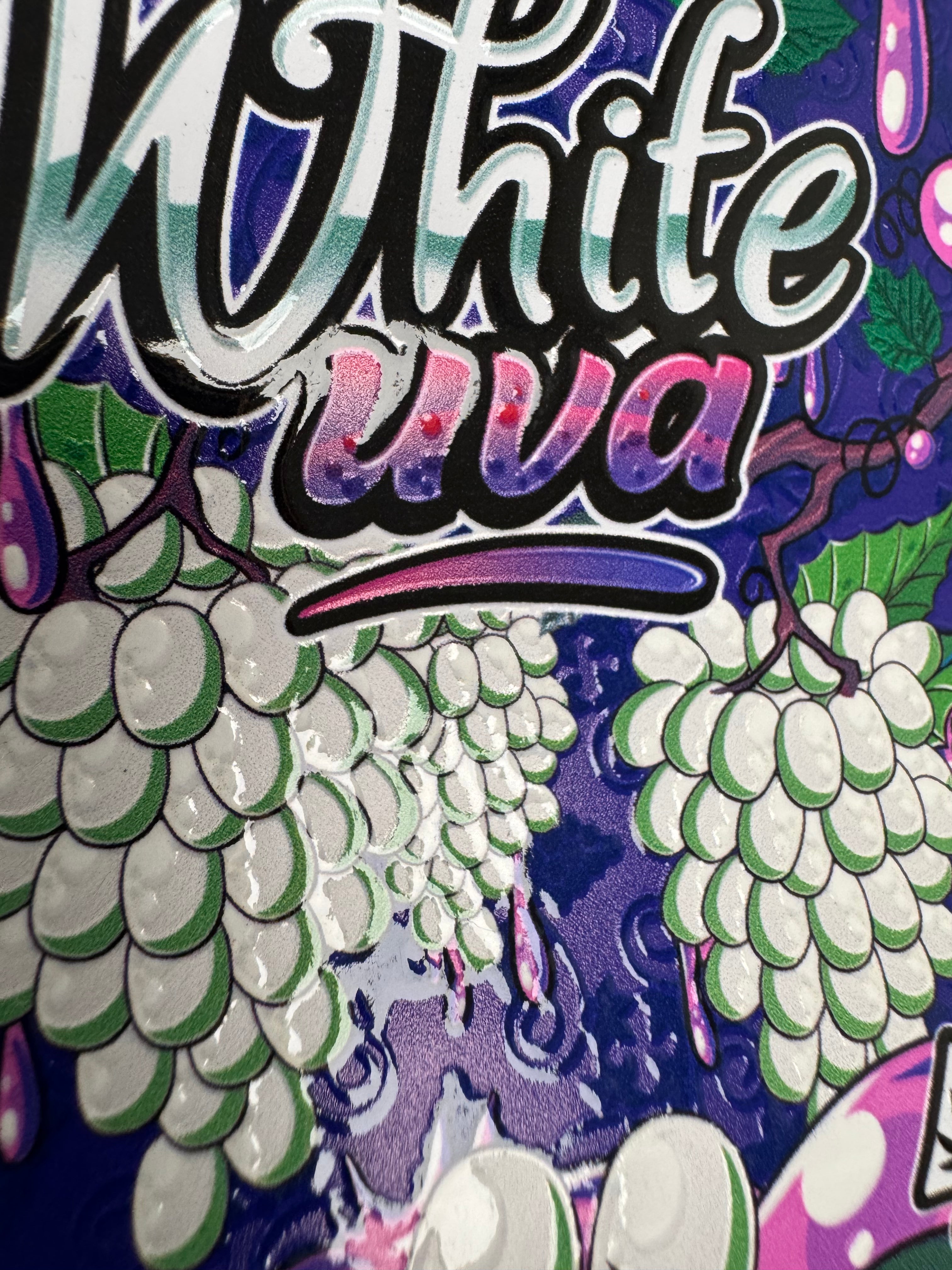 White Uva (Grape) Mylar Bags 3.5g The Candy Shop White Uva (Grape) Mylar Bags 3.5g The Candy Shop