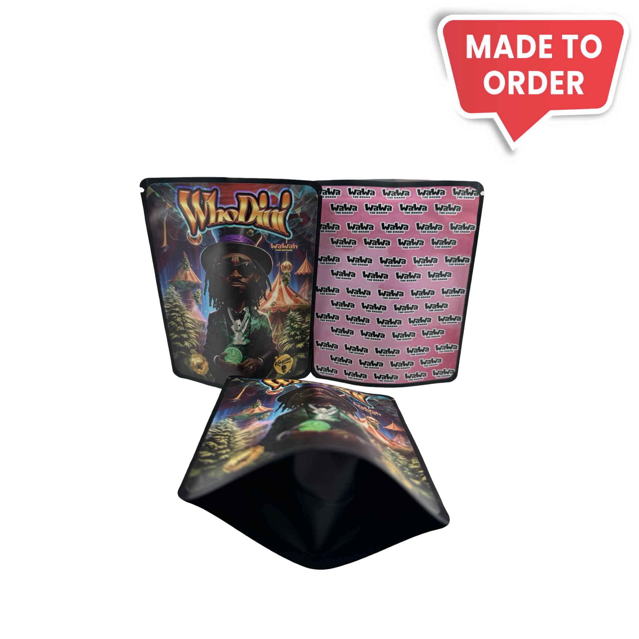 WhoDini Mylar Bags 3.5g Wawah WhoDini Mylar Bags 3.5g Wawah