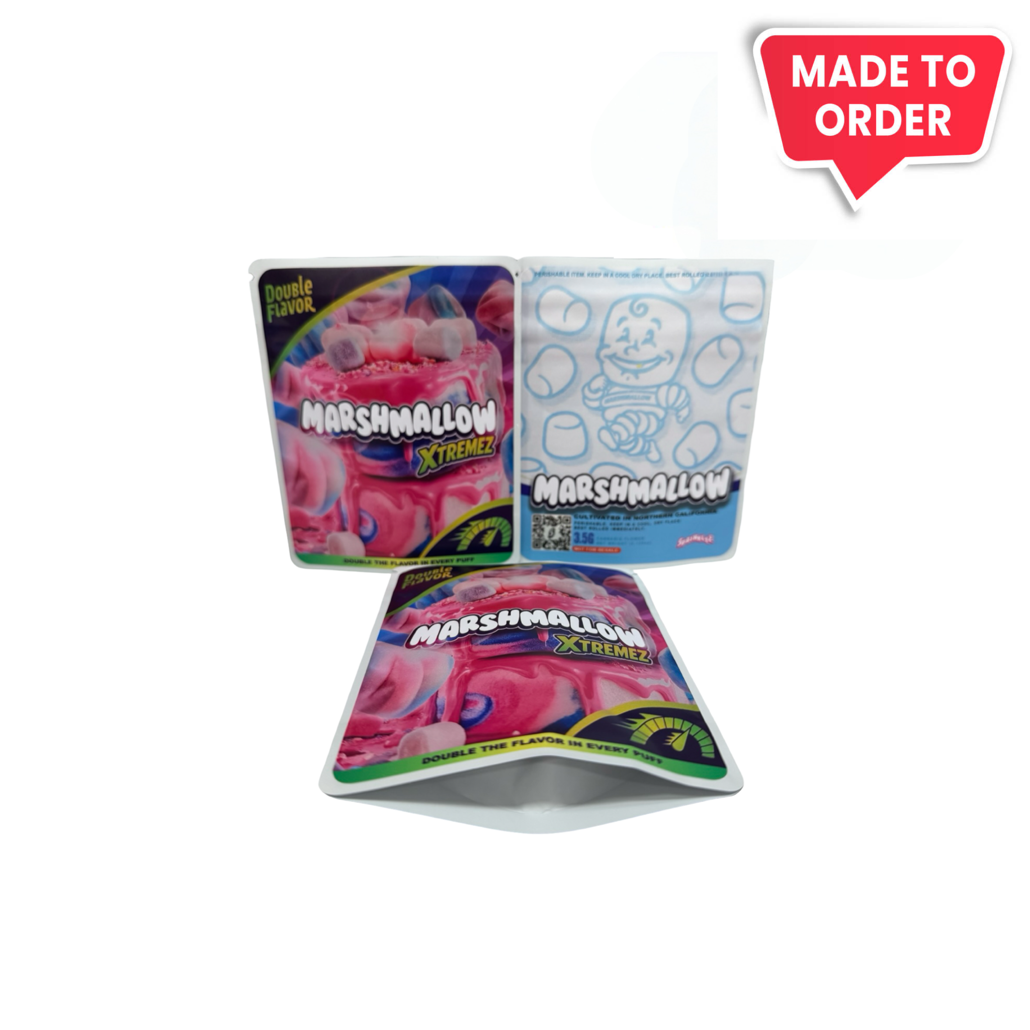 Xtremez Marshmallow 3.5g Mylar Bags Sprinklez