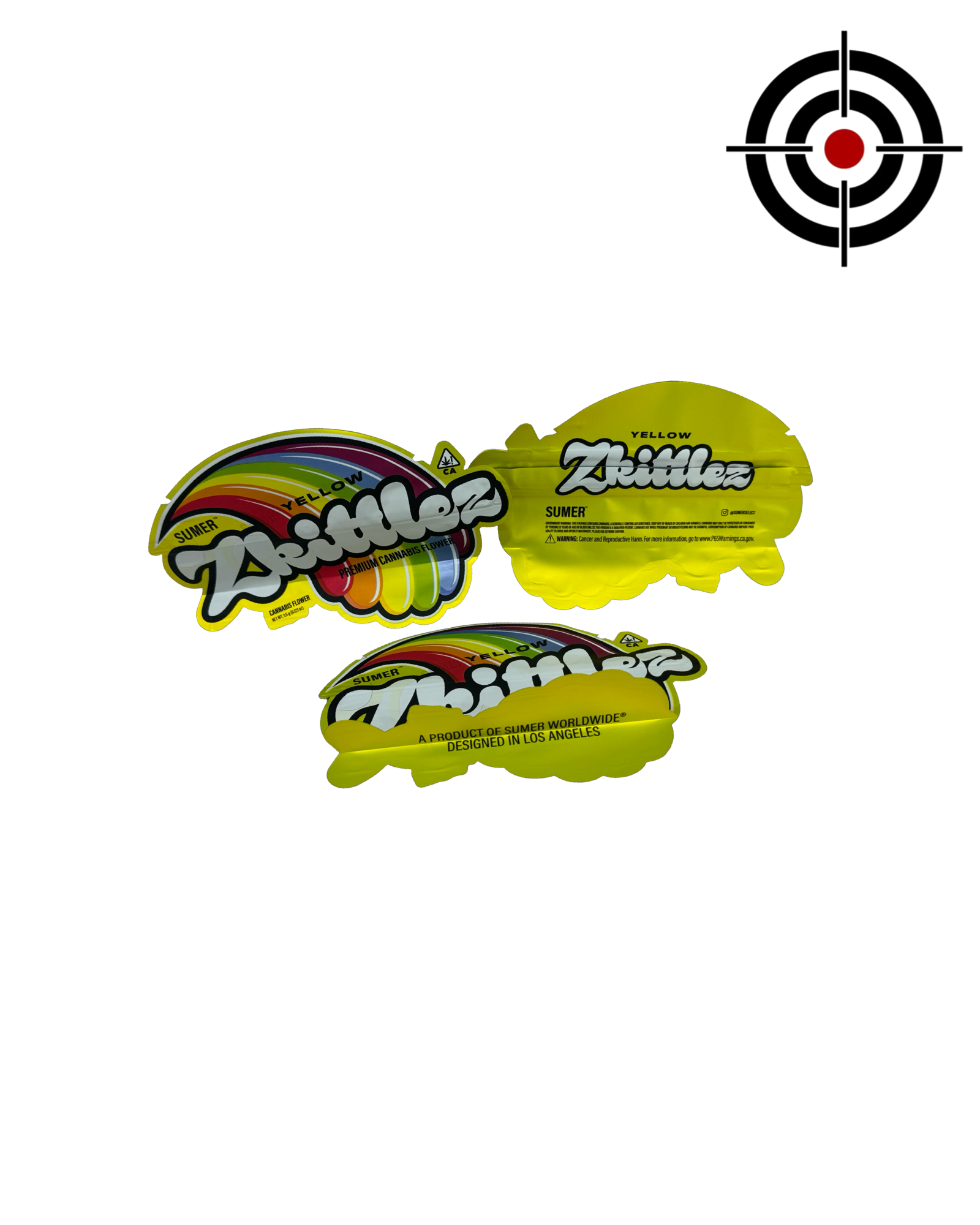 Yellow Zkittlez Mylar Bags 3.5g Sumer Yellow Zkittlez Mylar Bags 3.5g Sumer