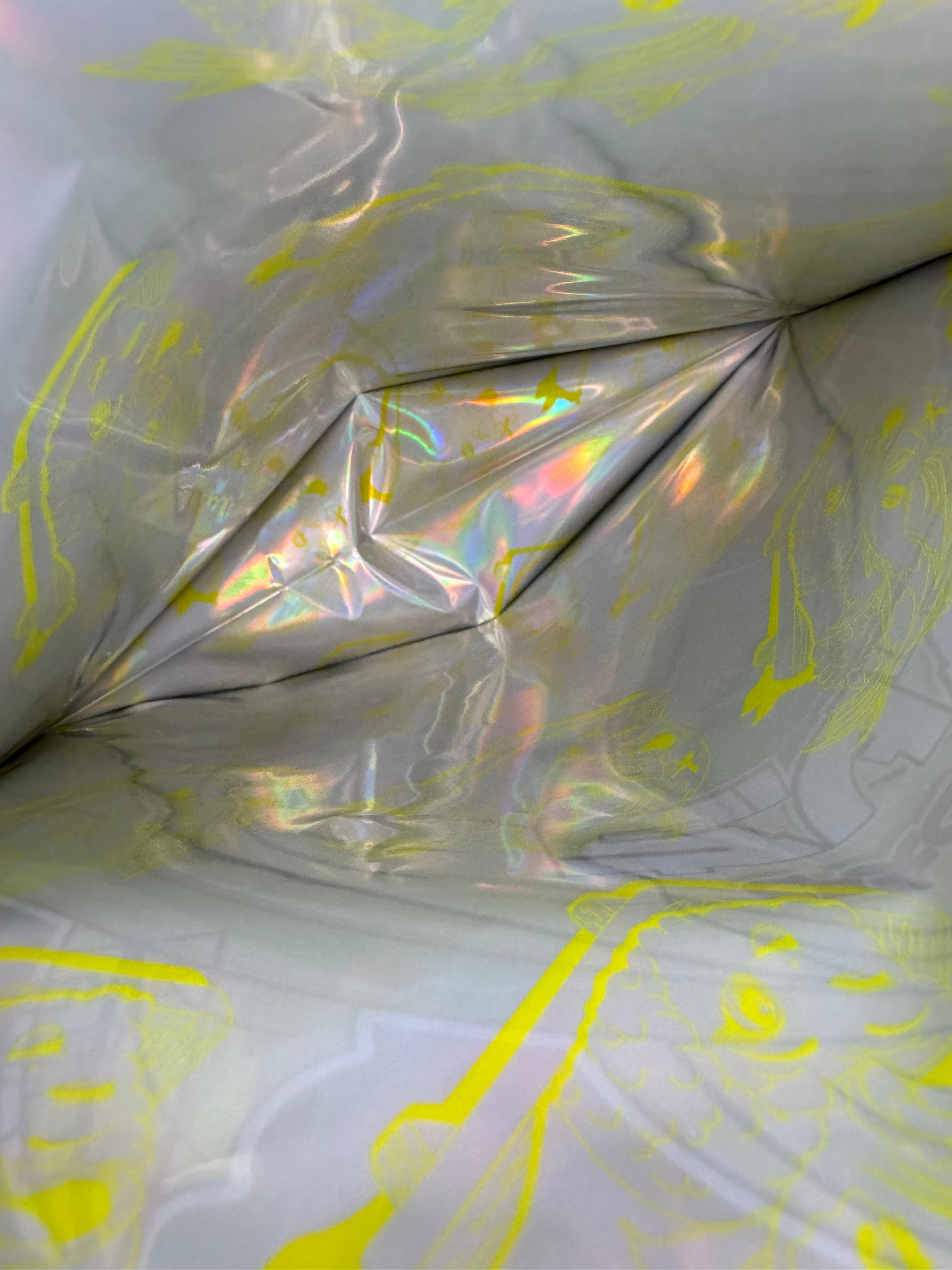 Yellow Zushi Mylar Bags 1 lb (Pound) The Ten Co Yellow Zushi Mylar Bags 1 lb (Pound) The Ten Co