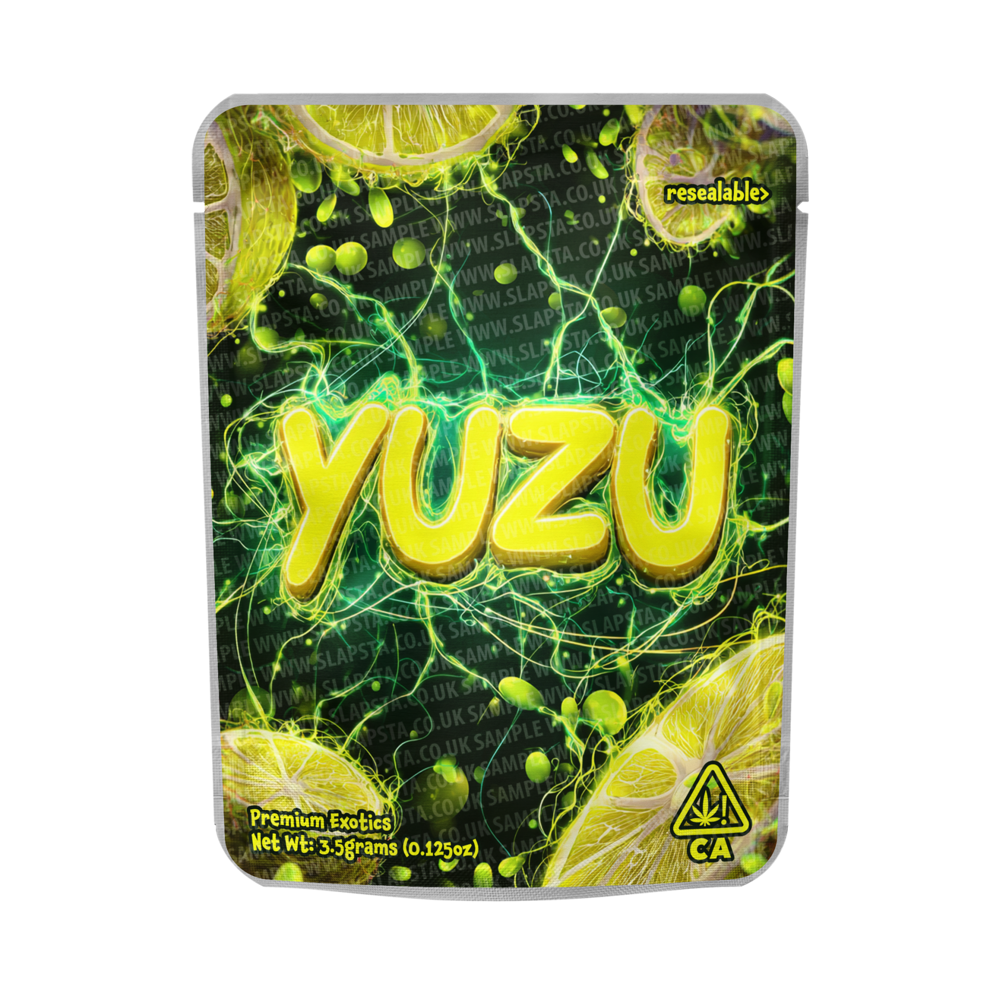 Yuzu Mylar Pouches Pre-Labeled Yuzu Mylar Pouches Pre-Labeled