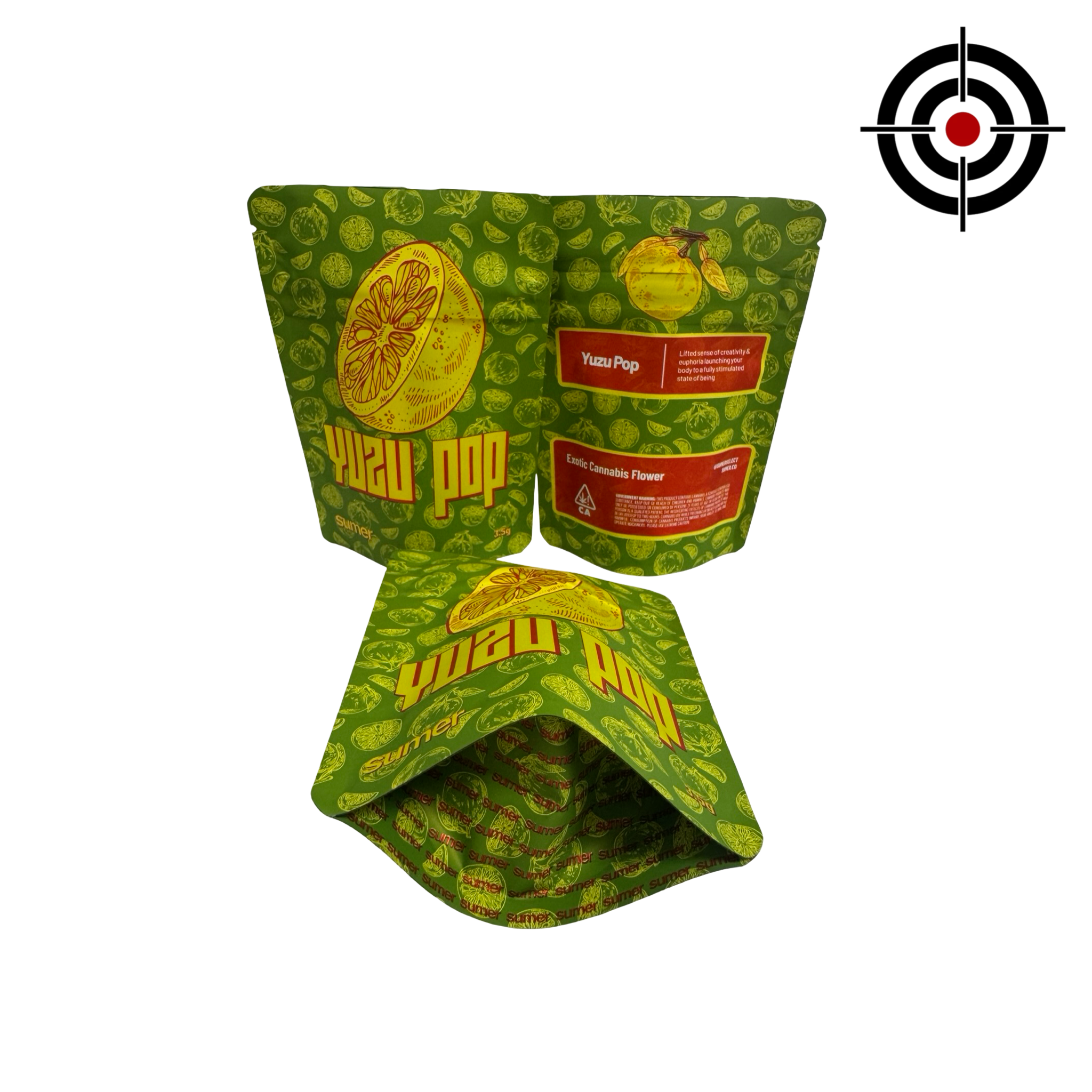 Yuzu Pop Mylar Bags 3.5g Sumer Yuzu Pop Mylar Bags 3.5g Sumer