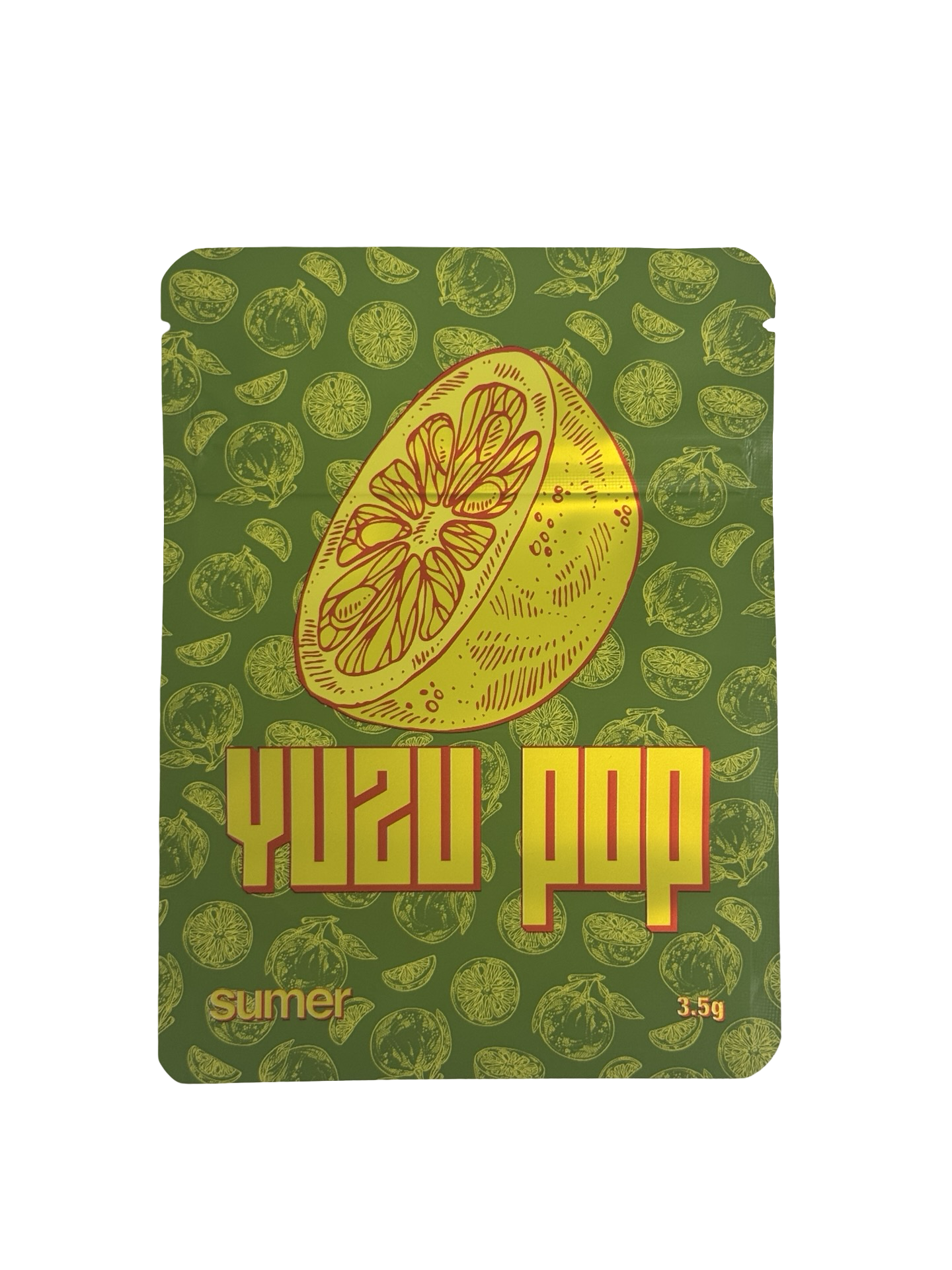 Yuzu Pop Mylar Bags 3.5g Sumer Yuzu Pop Mylar Bags 3.5g Sumer