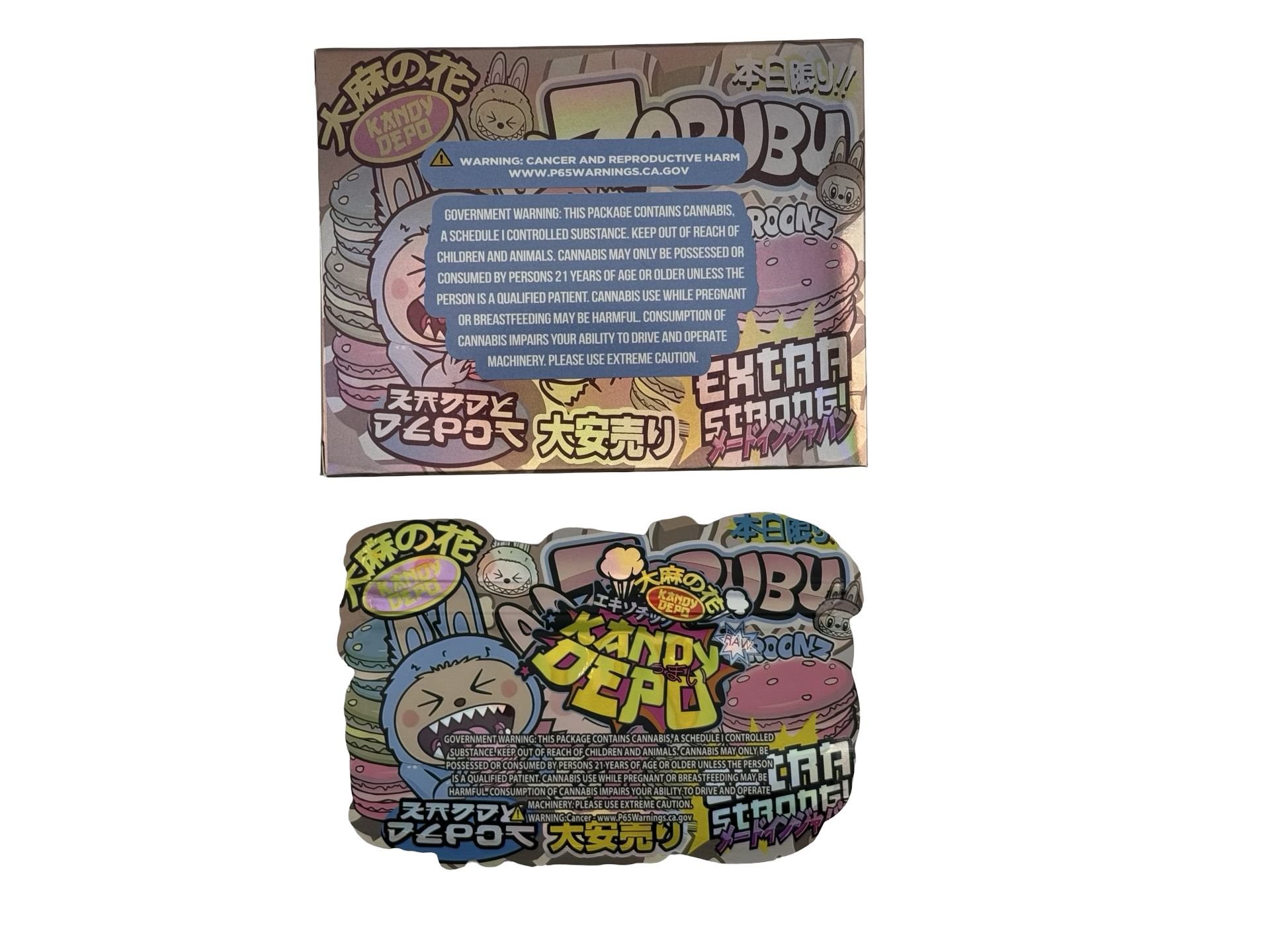 Zabubu Macaroonz 3.5g Mylar Bags & Boxes Kandy Depo Zabubu Macaroonz 3.5g Mylar Bags & Boxes Kandy Depo