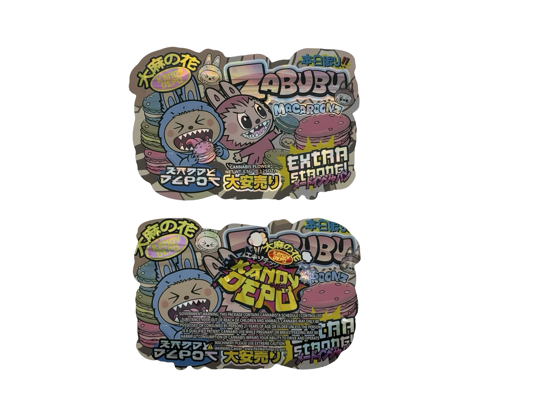 Zabubu Macaroonz 3.5g Mylar Bags & Boxes Kandy Depo Zabubu Macaroonz 3.5g Mylar Bags & Boxes Kandy Depo